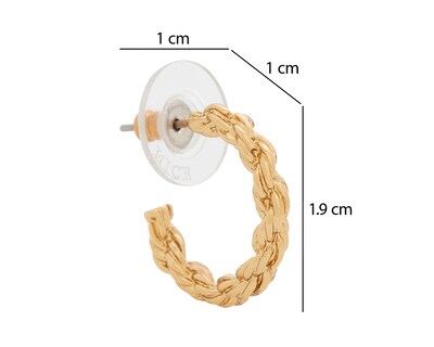 Foto 4 | Arracadas de Chapa de Oro 18K Lior