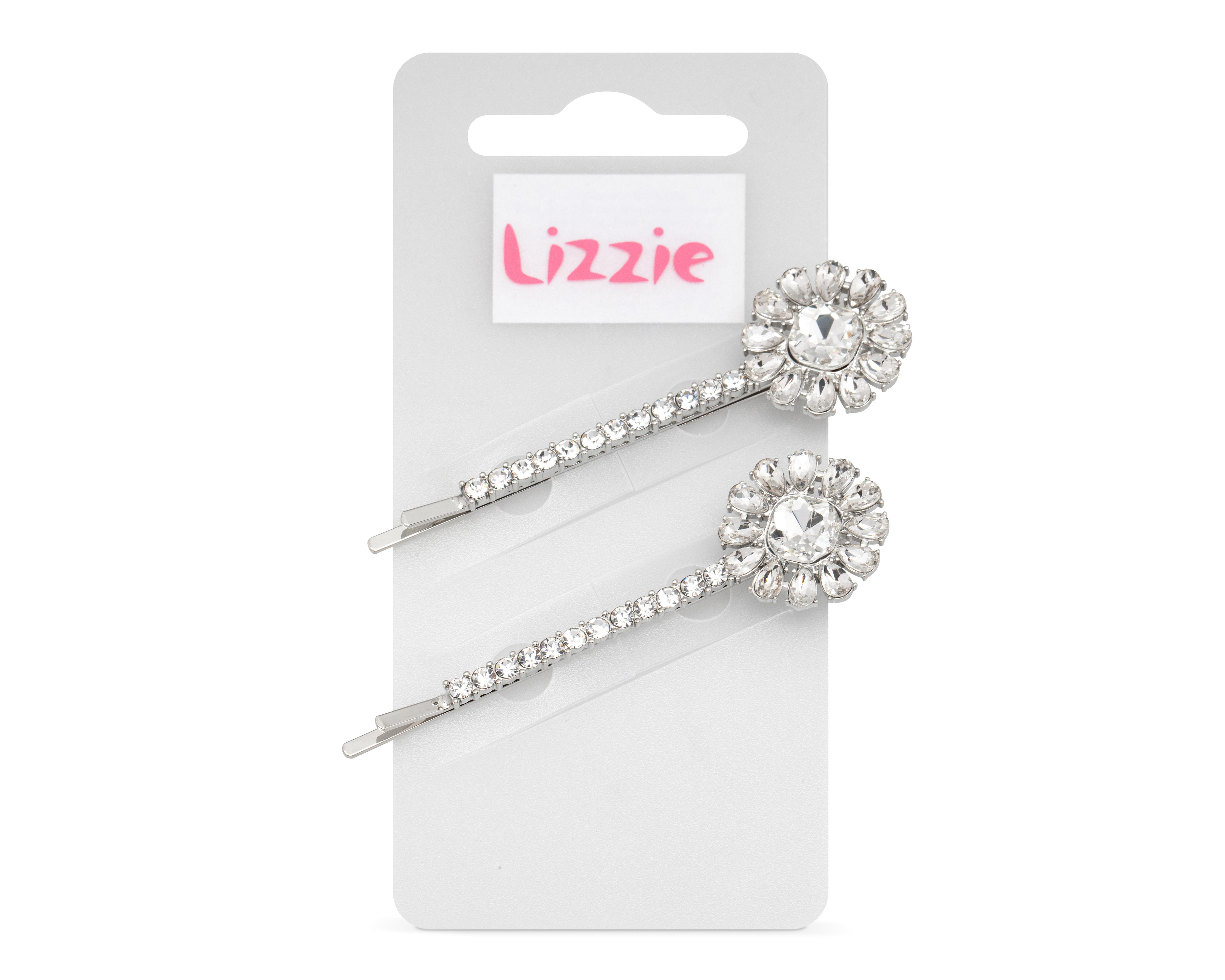 Foto 2 pulgar | Broches de Bisutería Fina para Cabello Lizzie 2 Piezas