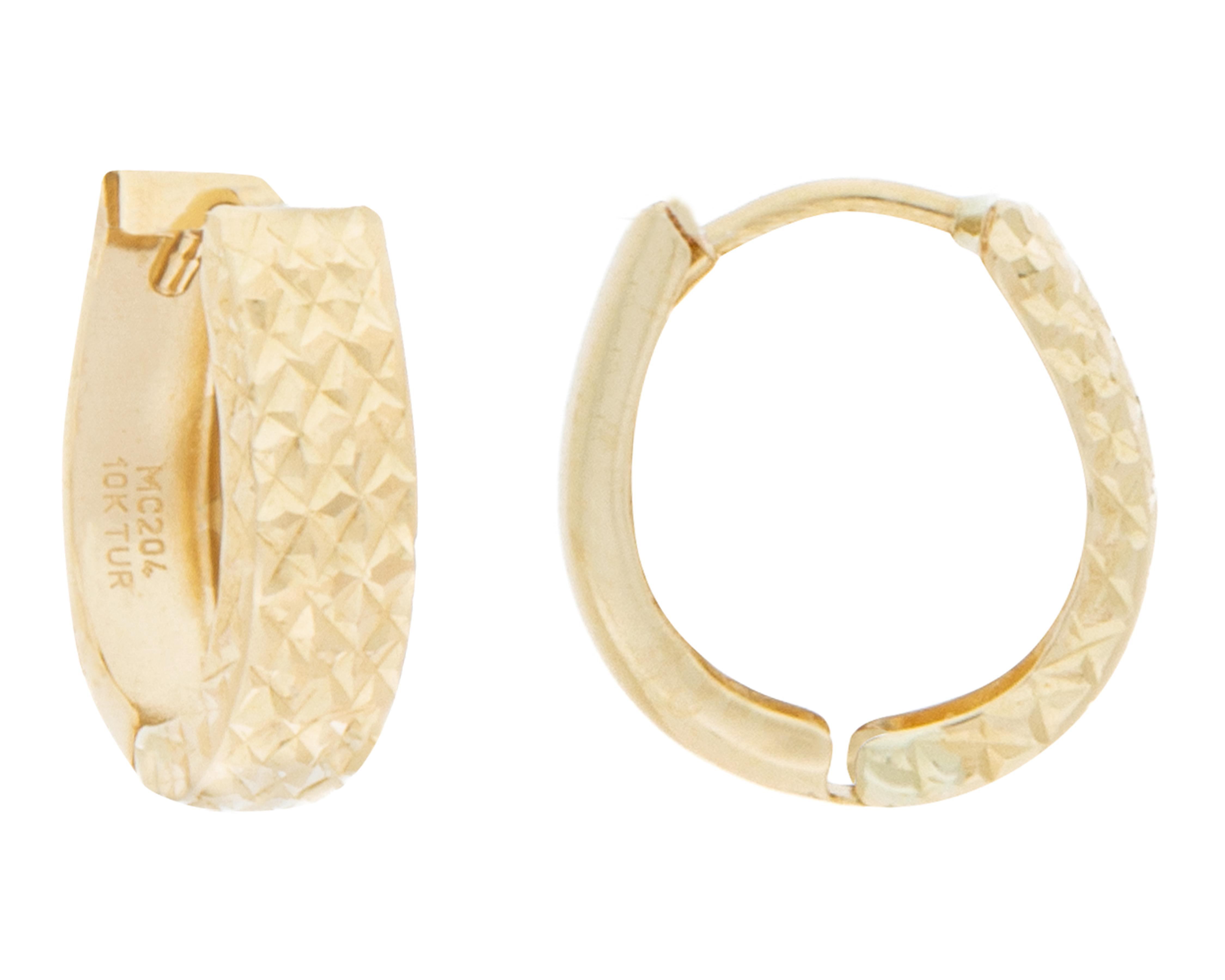 Aretes de Oro Turco 10K Arpas $1,999