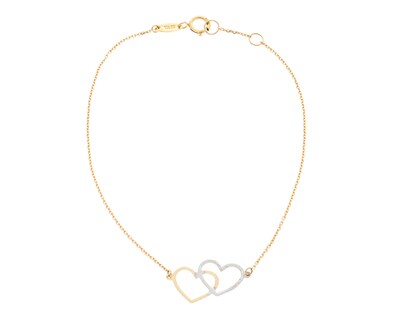 Foto 1 | Pulsera de Oro Turco 10K Arpas