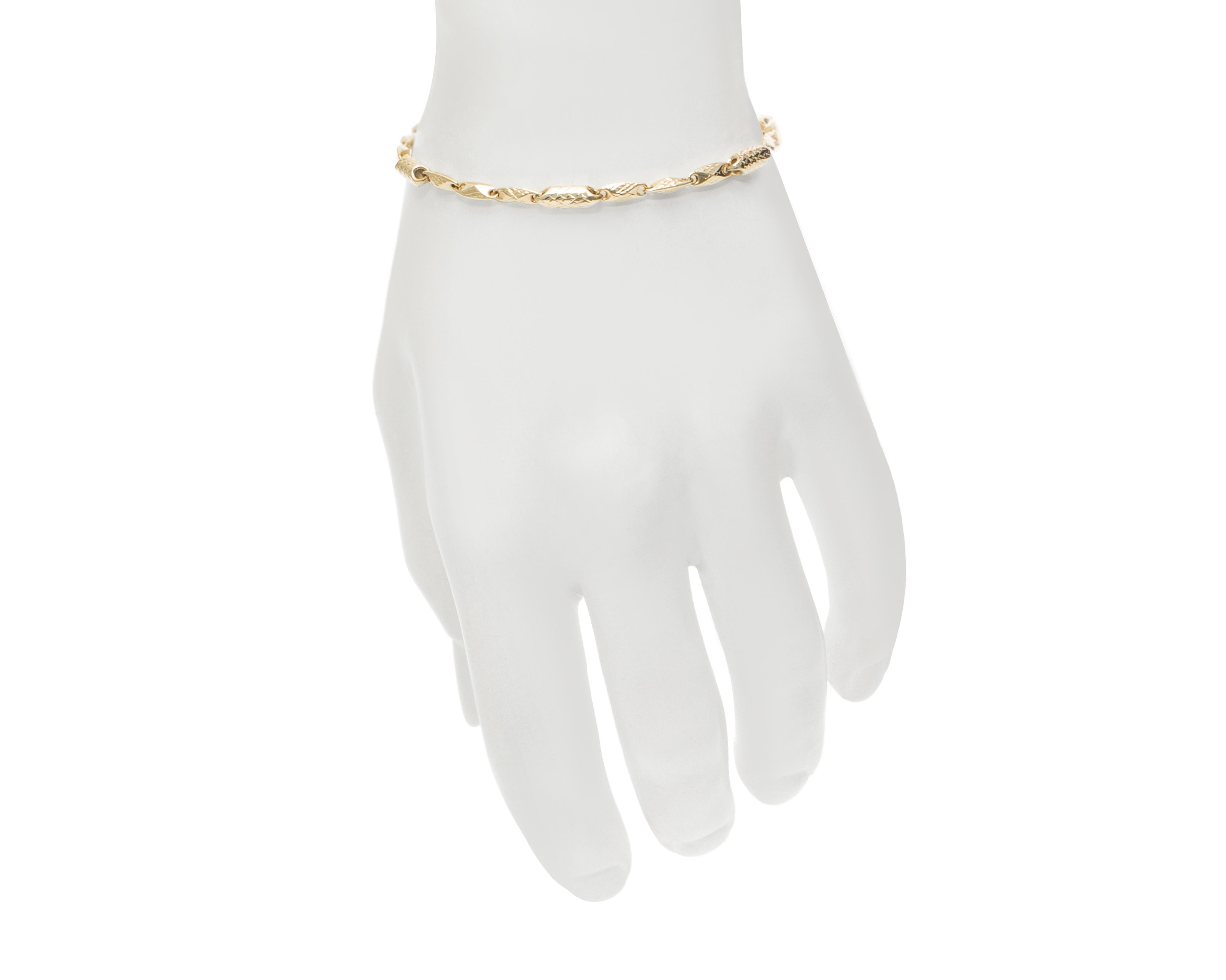Foto 5 pulgar | Pulsera de Oro Turco 10K Arpas
