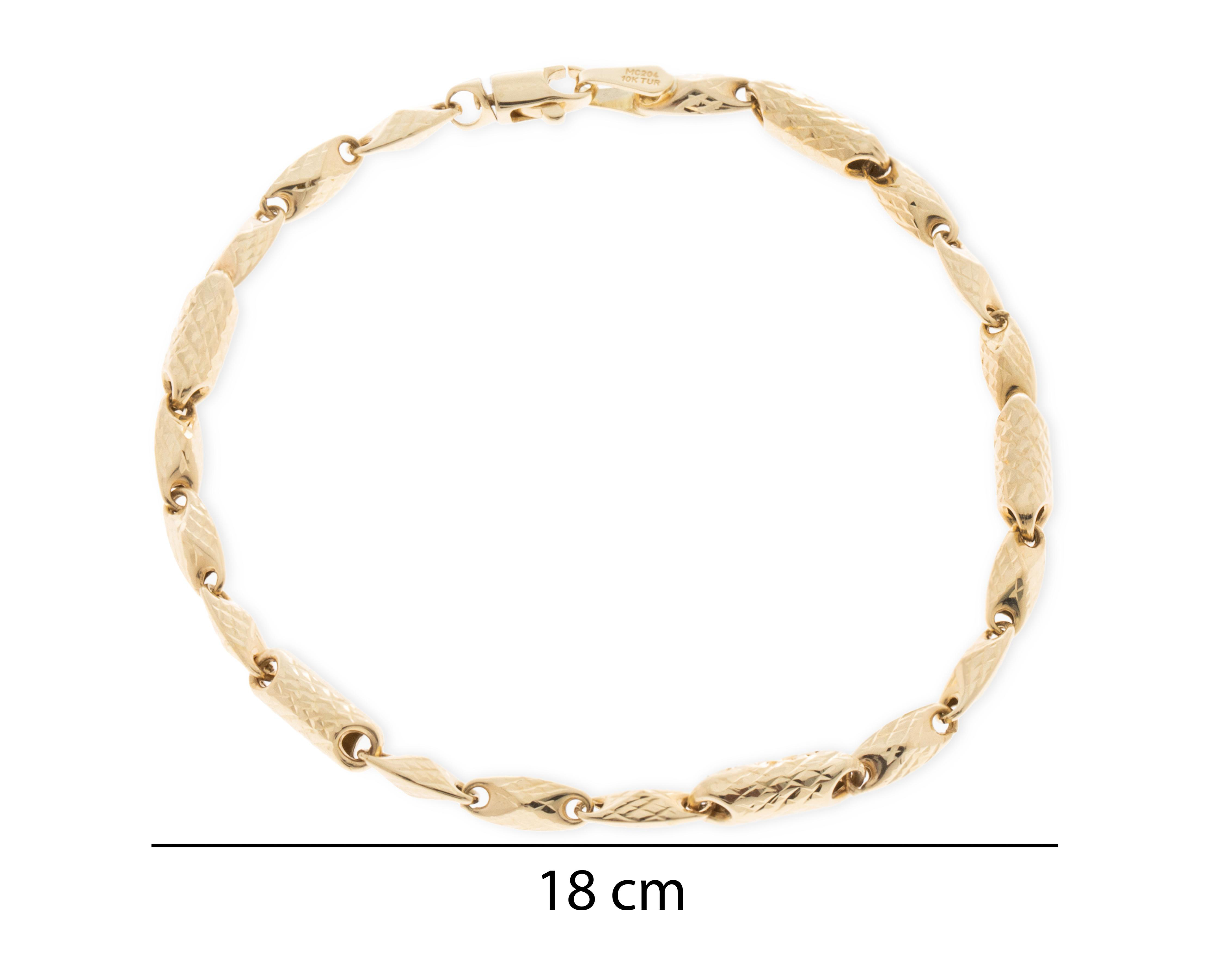 Foto 7 pulgar | Pulsera de Oro Turco 10K Arpas