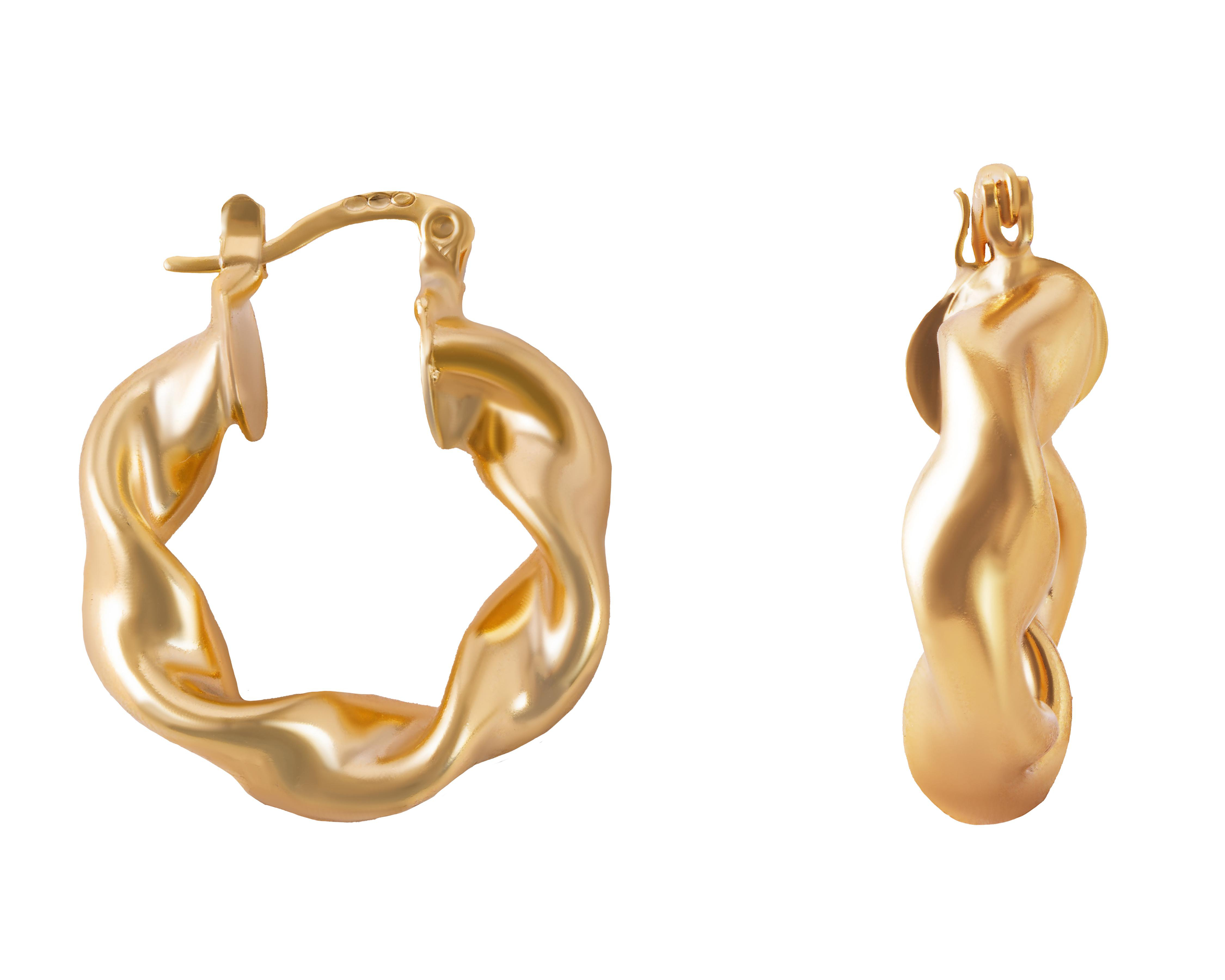 Foto 1 | Arracadas de Chapa de Oro 18K Unlimited By OB
