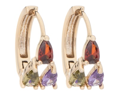 Foto 2 | Aretes de Chapa de Oro 18K Petra