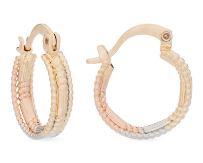 Foto 1 | Aretes de Chapa de Oro 18K Petra