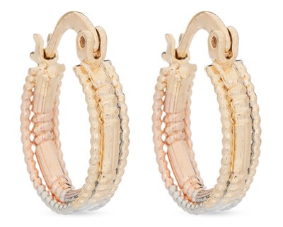 Foto 2 | Aretes de Chapa de Oro 18K Petra