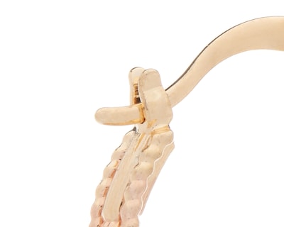 Foto 3 | Aretes de Chapa de Oro 18K Petra