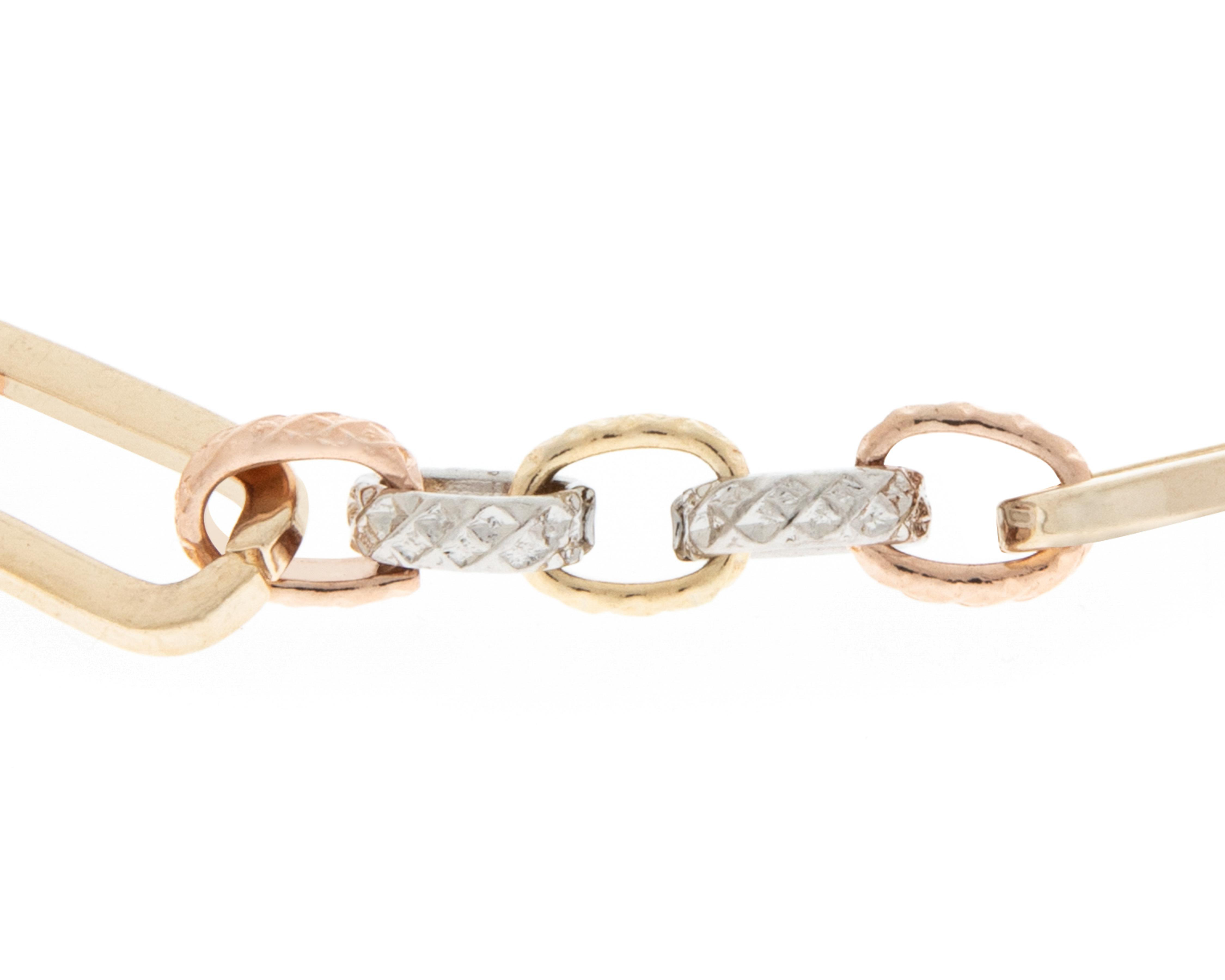 Foto 3 pulgar | Pulsera de Chapa de Oro 18K Petra