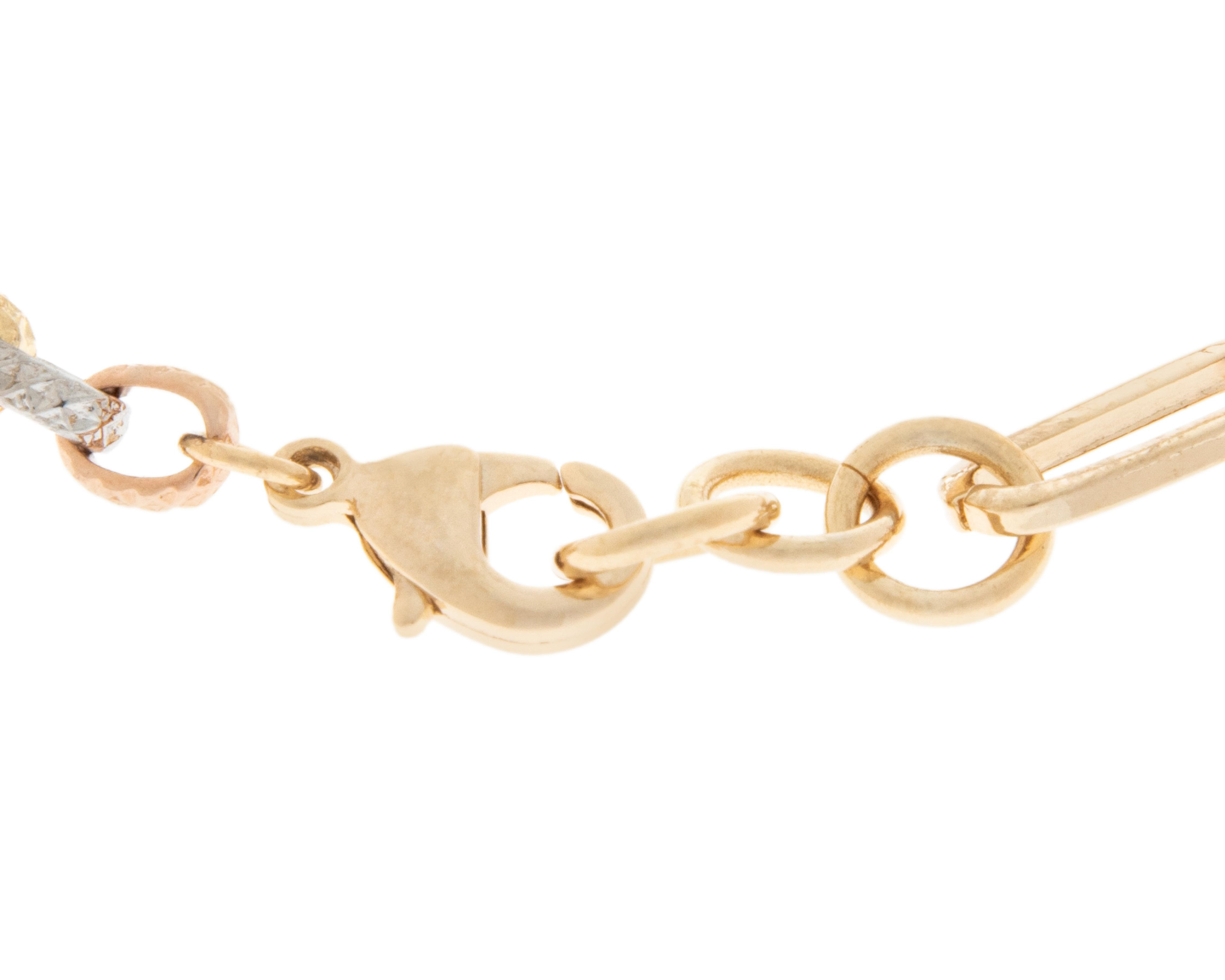 Foto 4 pulgar | Pulsera de Chapa de Oro 18K Petra