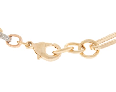 Foto 3 | Pulsera de Chapa de Oro 18K Petra