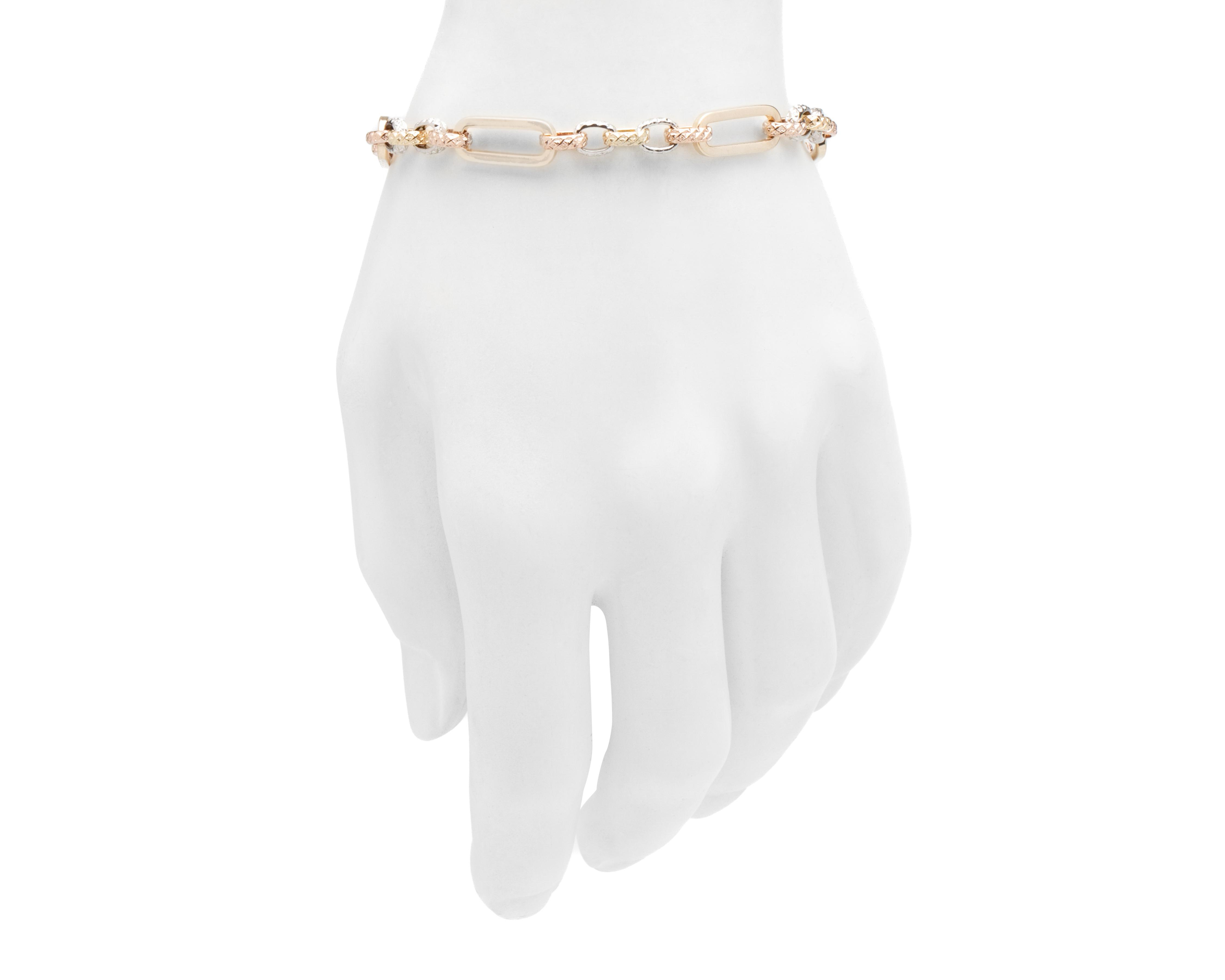 Foto 5 pulgar | Pulsera de Chapa de Oro 18K Petra