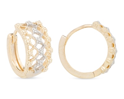 Foto 1 | Aretes de Chapa de Oro 18K Petra