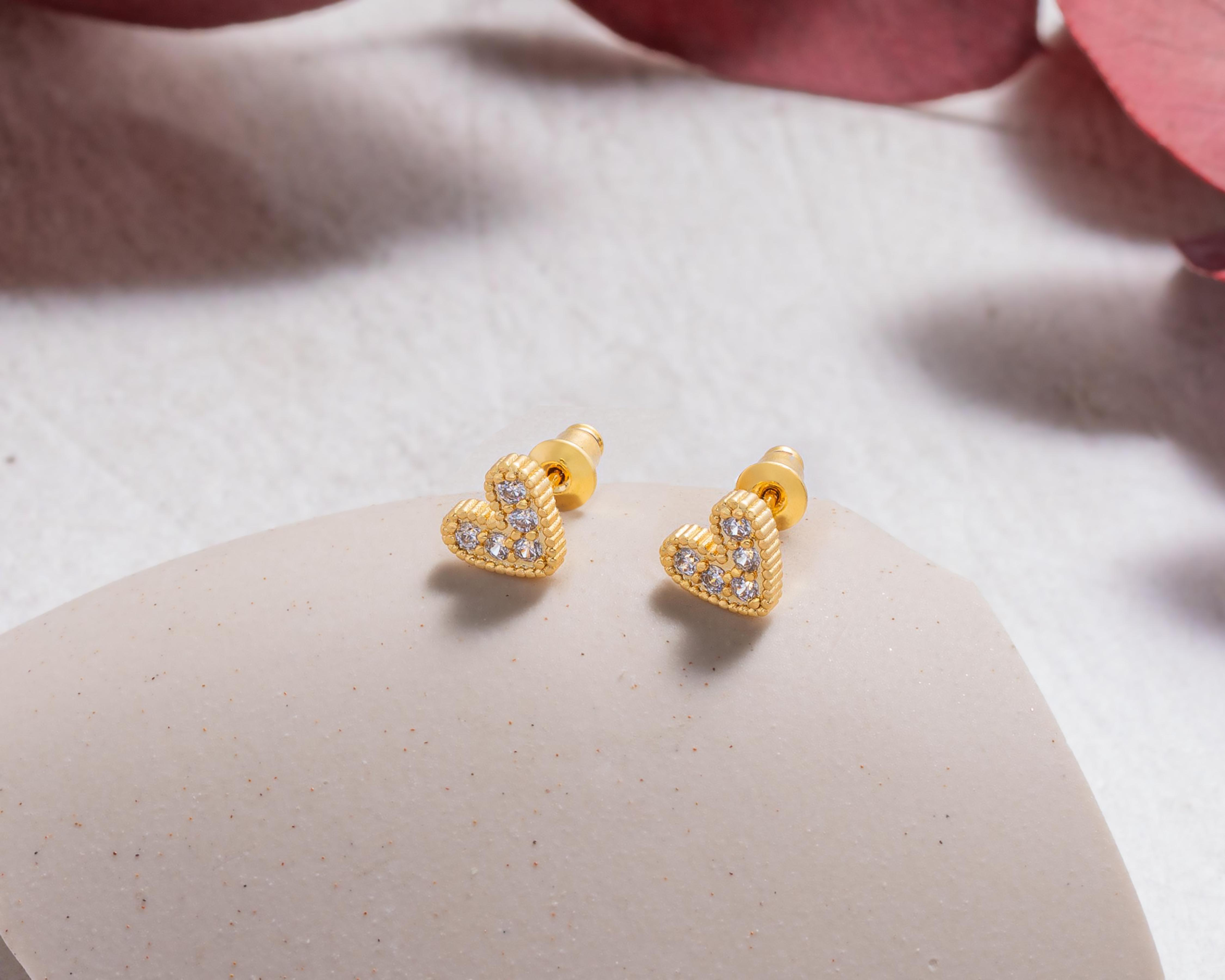 Foto 5 pulgar | Aretes de Chapa de Oro 18K Girondela