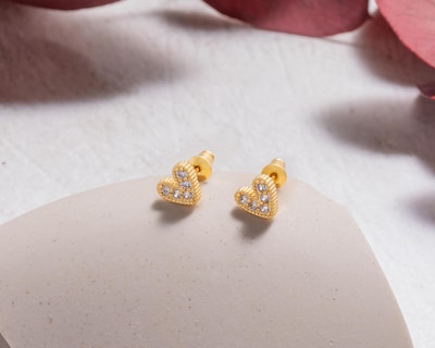 Foto 4 | Aretes de Chapa de Oro 18K Girondela
