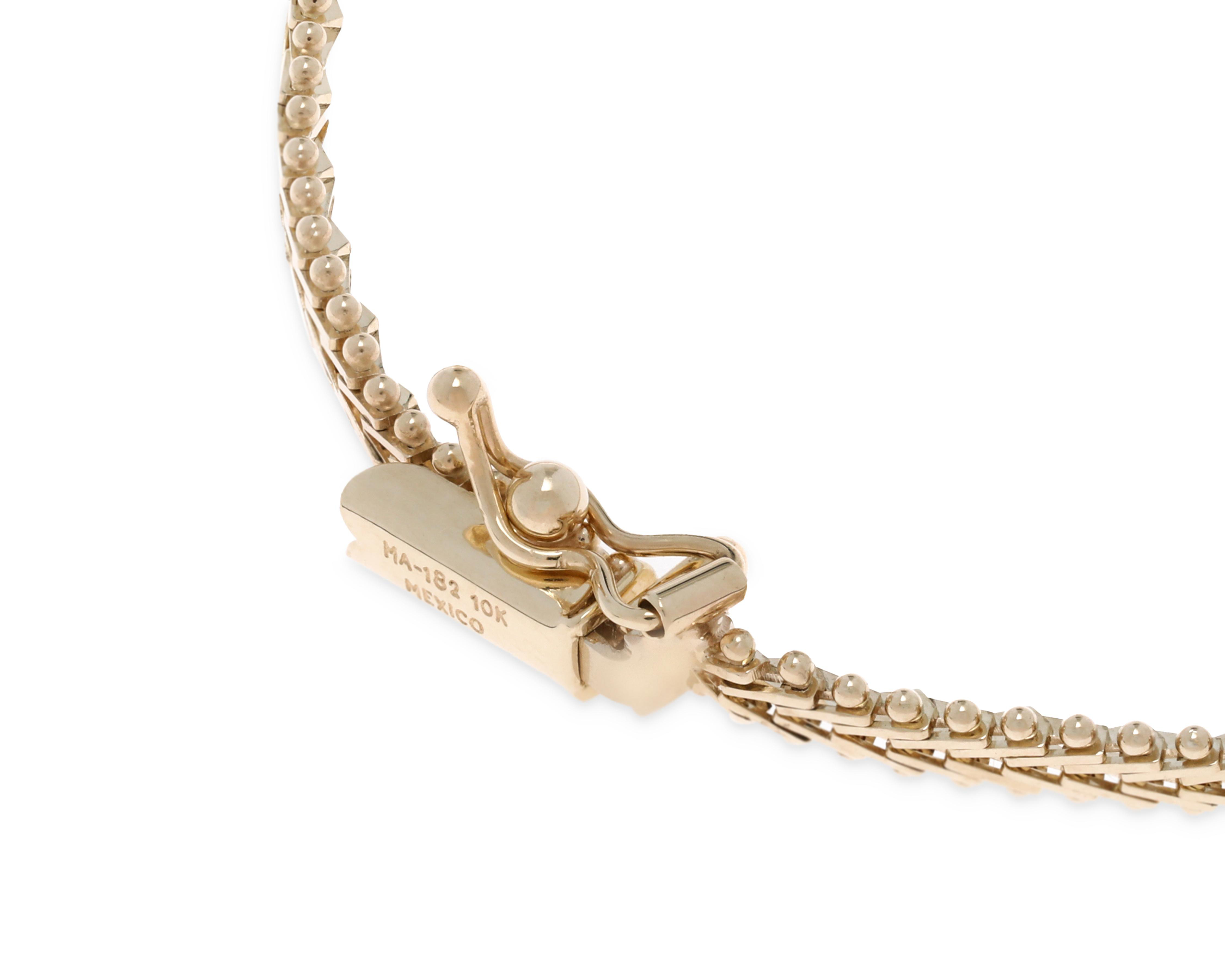 Foto 3 | Pulsera de Oro 10K Diflor
