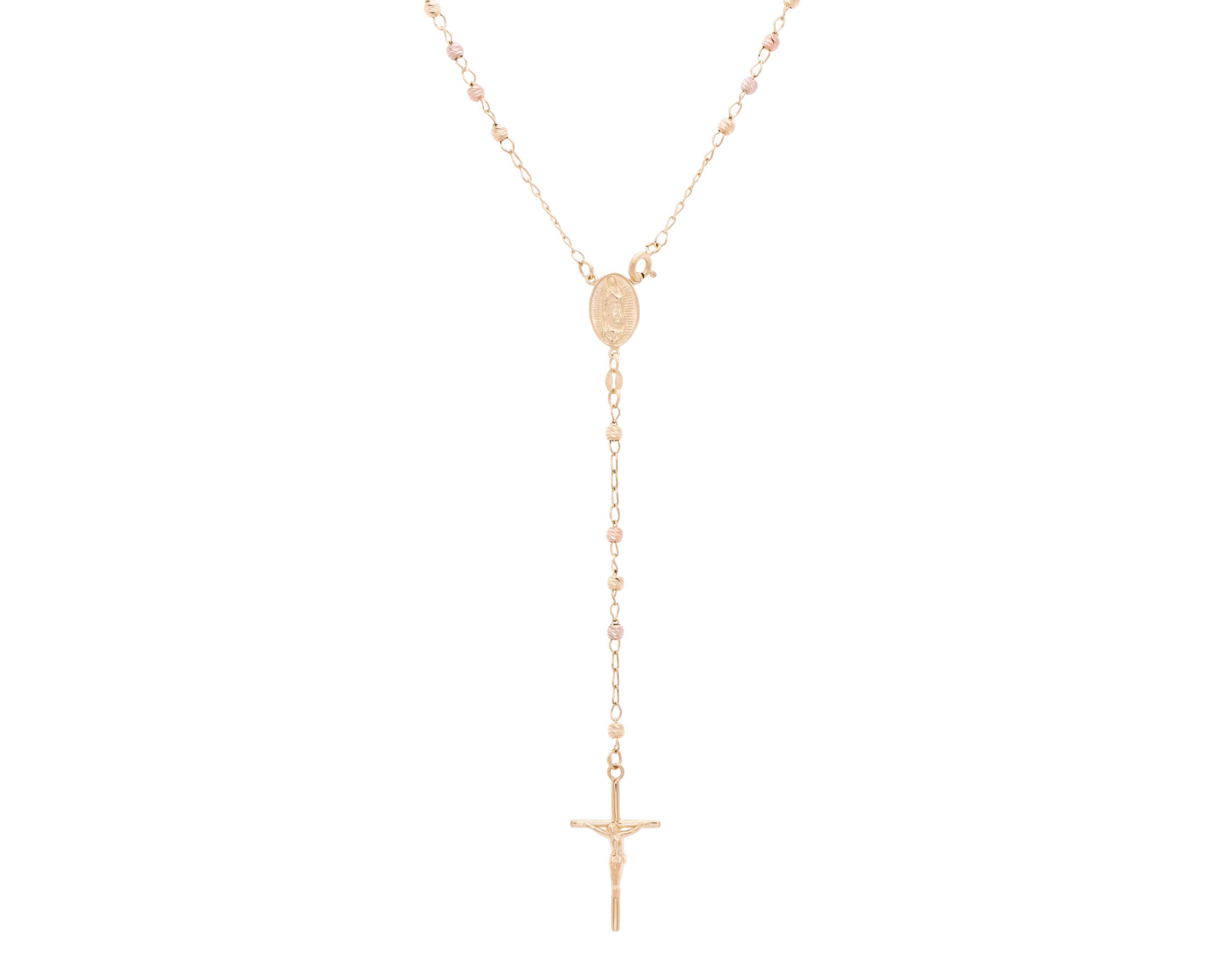 Foto 1 | Rosario de Oro 14K Diflor