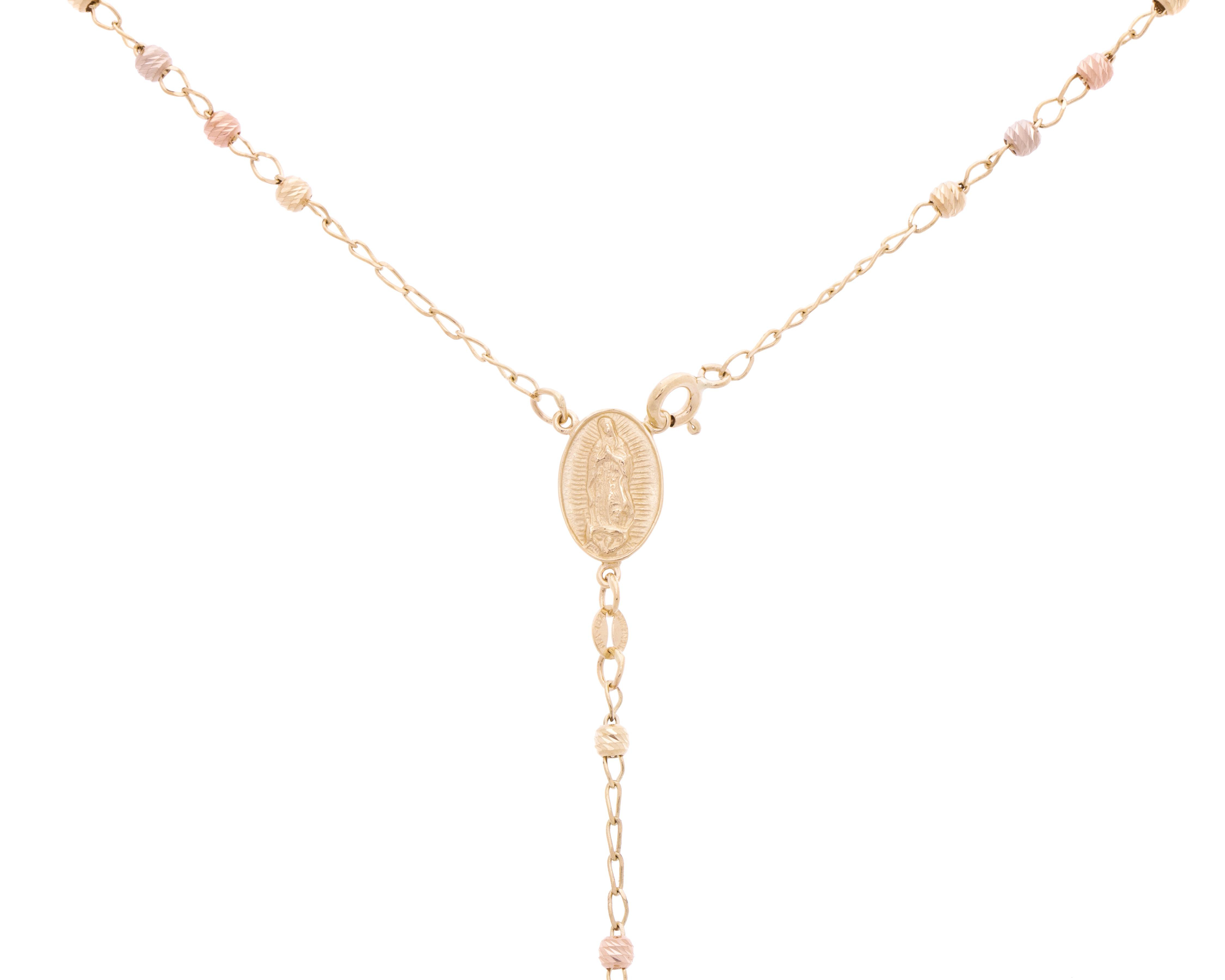 Foto 4 | Rosario de Oro 14K Diflor