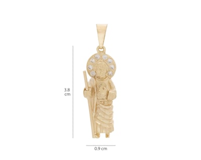 Foto 7 | Dije de Oro 14K Diflor