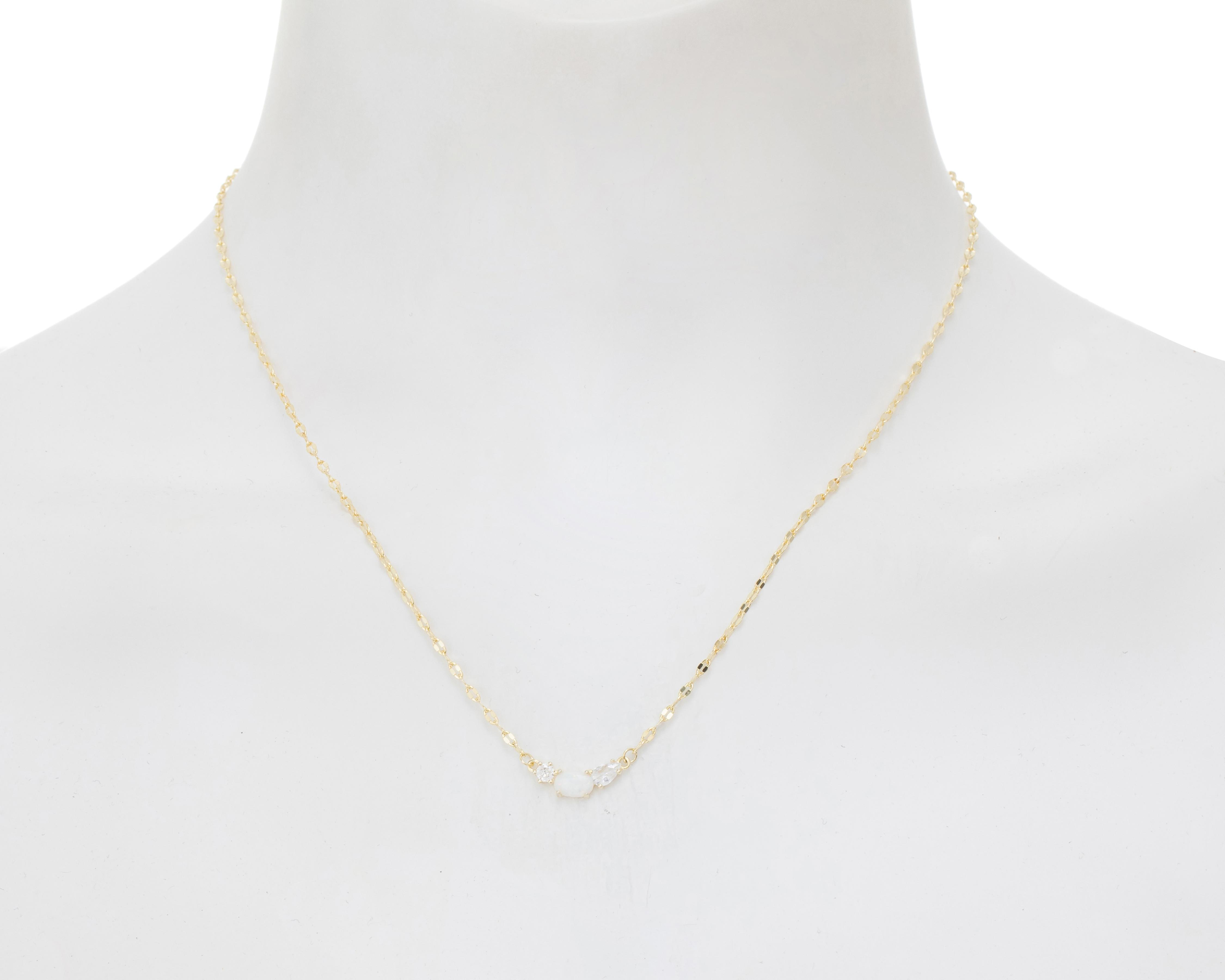 Foto 4 pulgar | Collar de Plata Olivia And Jackson