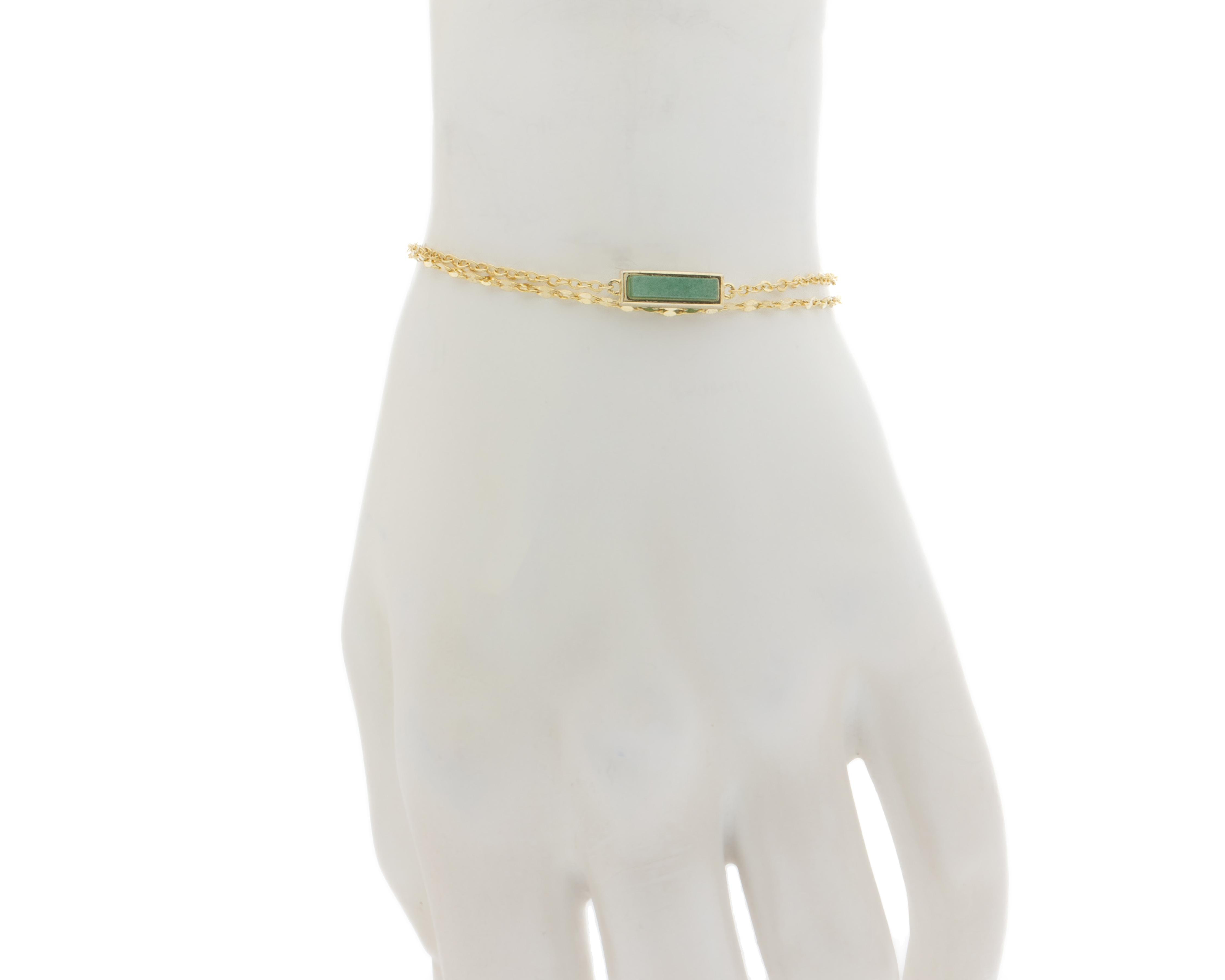 Foto 4 pulgar | Pulsera de Chapa de Oro Inspired By You