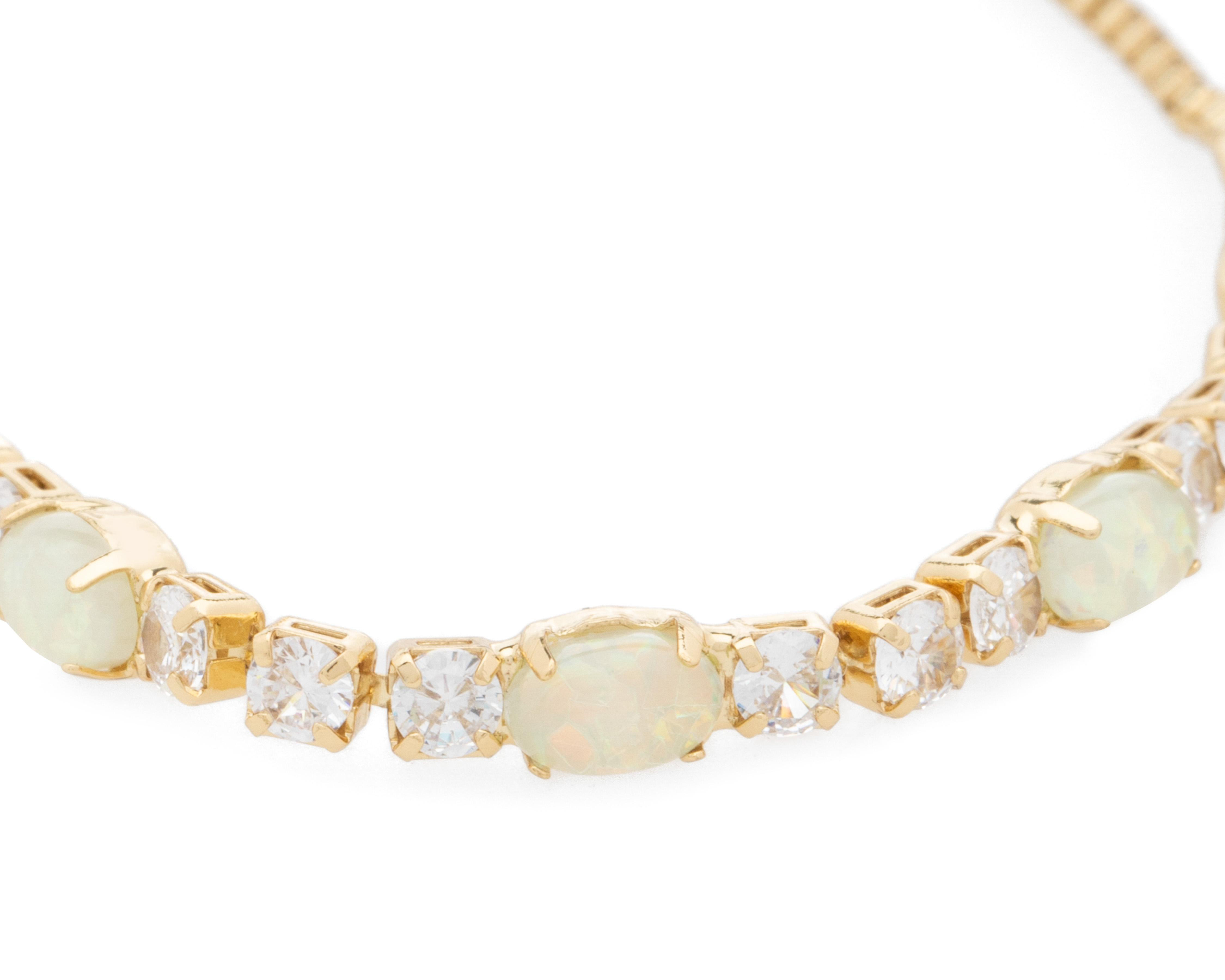 Foto 2 | Pulsera y Aretes de Chapa de Oro Nicola Parisi