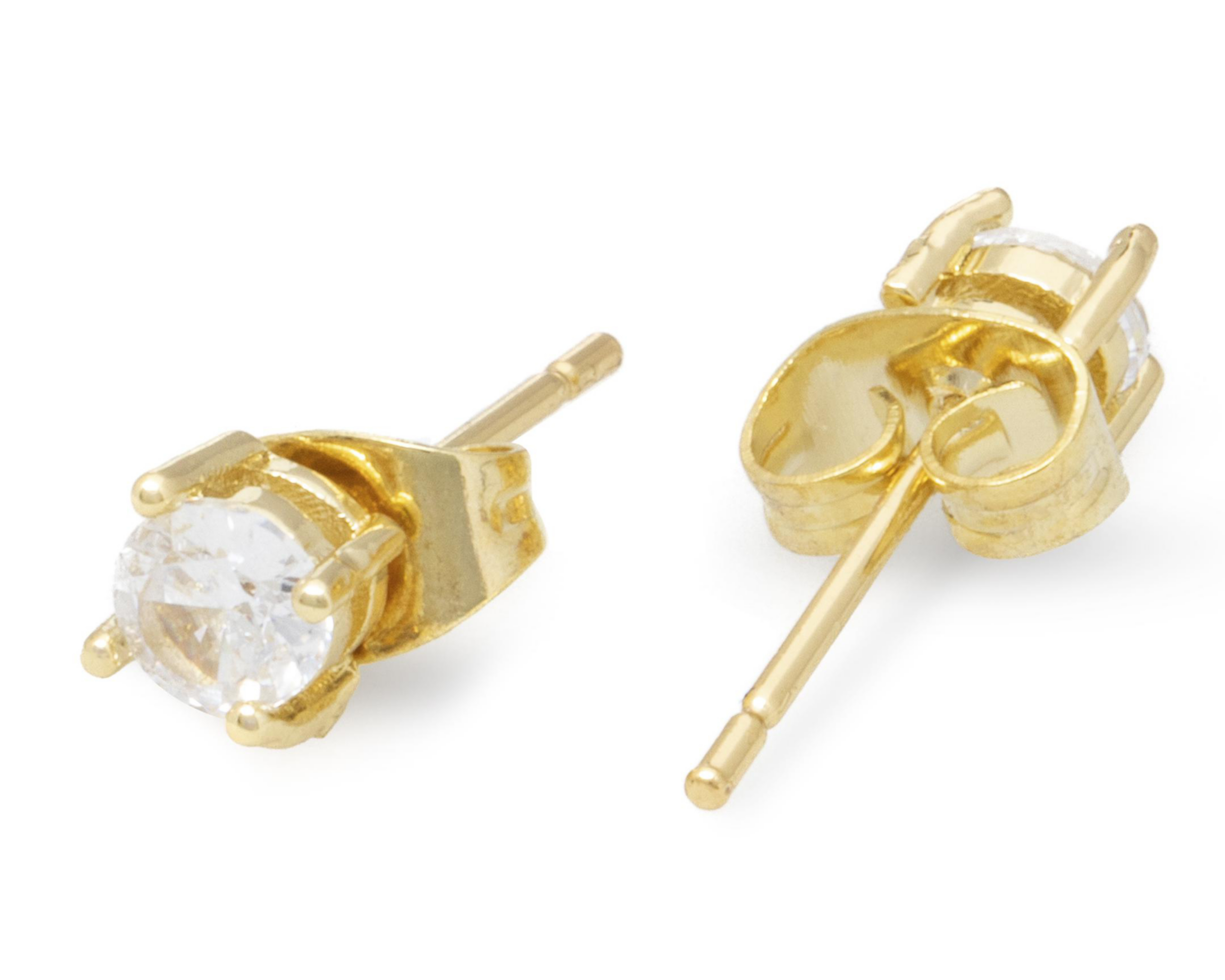 Foto 4 pulgar | Aretes de Chapa de Oro Olivia And Jackson 3 Pares