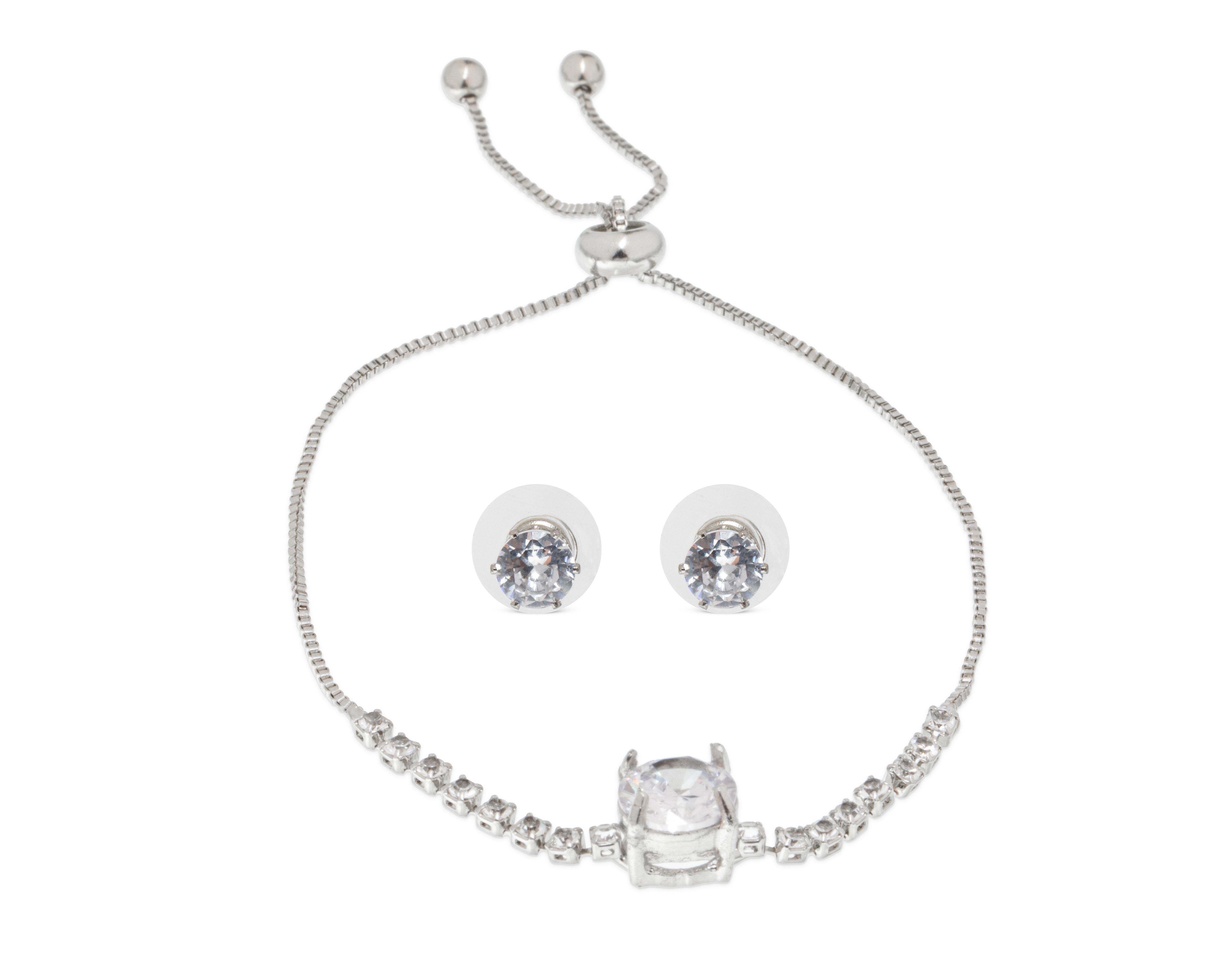 Collar y Aretes de Bisutería Fina Adrienne Vittadini
