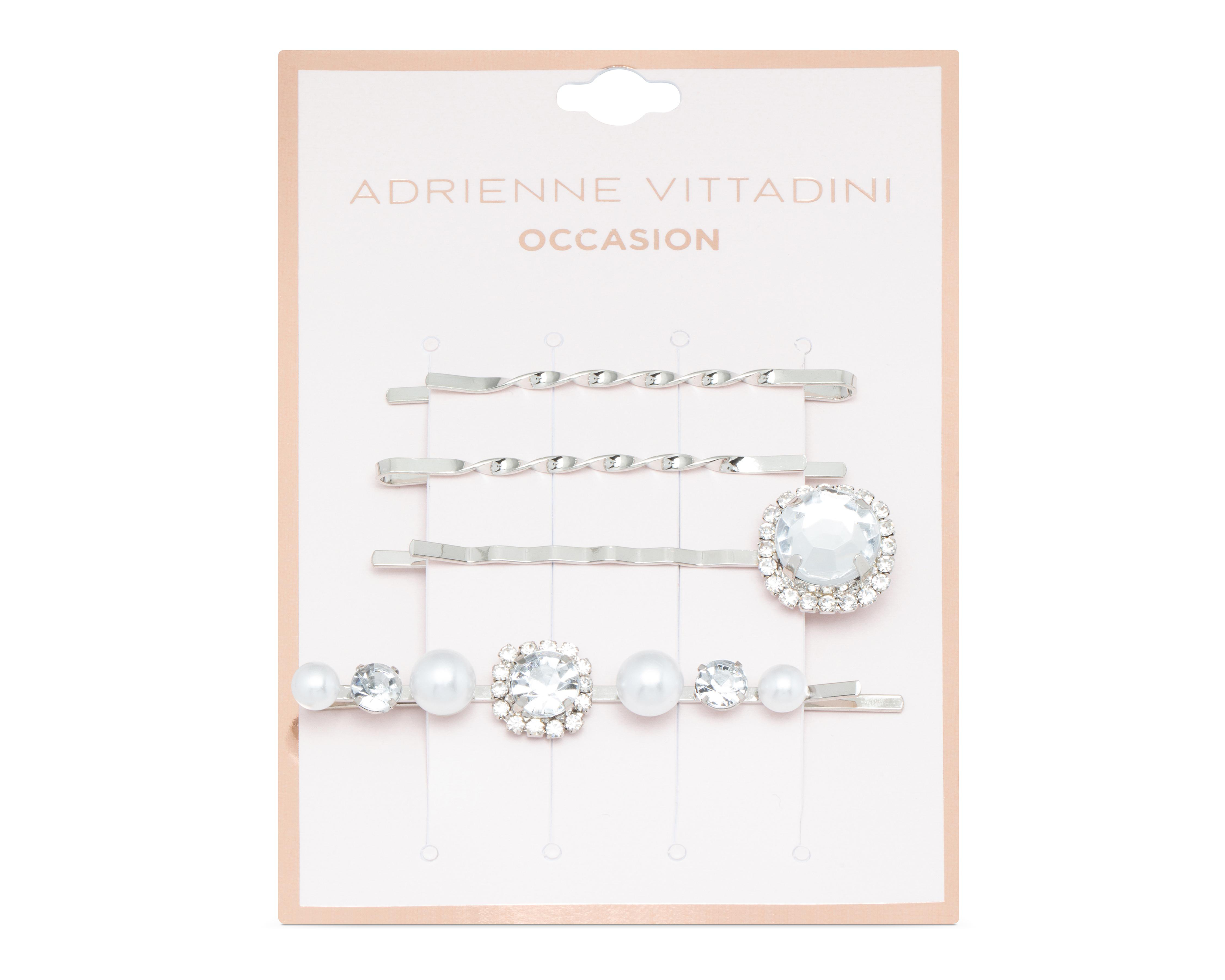Broches de Bisutería Fina para Cabello Adrienne Vittadini 4 Piezas