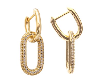 Foto 1 | Arracadas de Chapa de Oro 18K Girondela