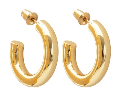 Foto 2 | Arracadas de Chapa de Oro 18K Girondela
