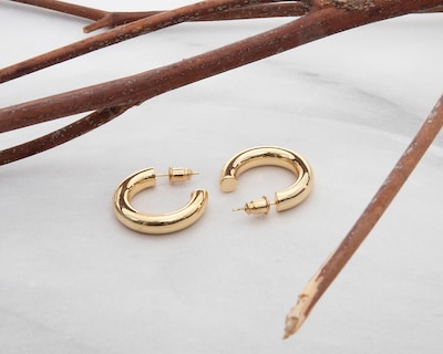 Foto 5 | Arracadas de Chapa de Oro 18K Girondela
