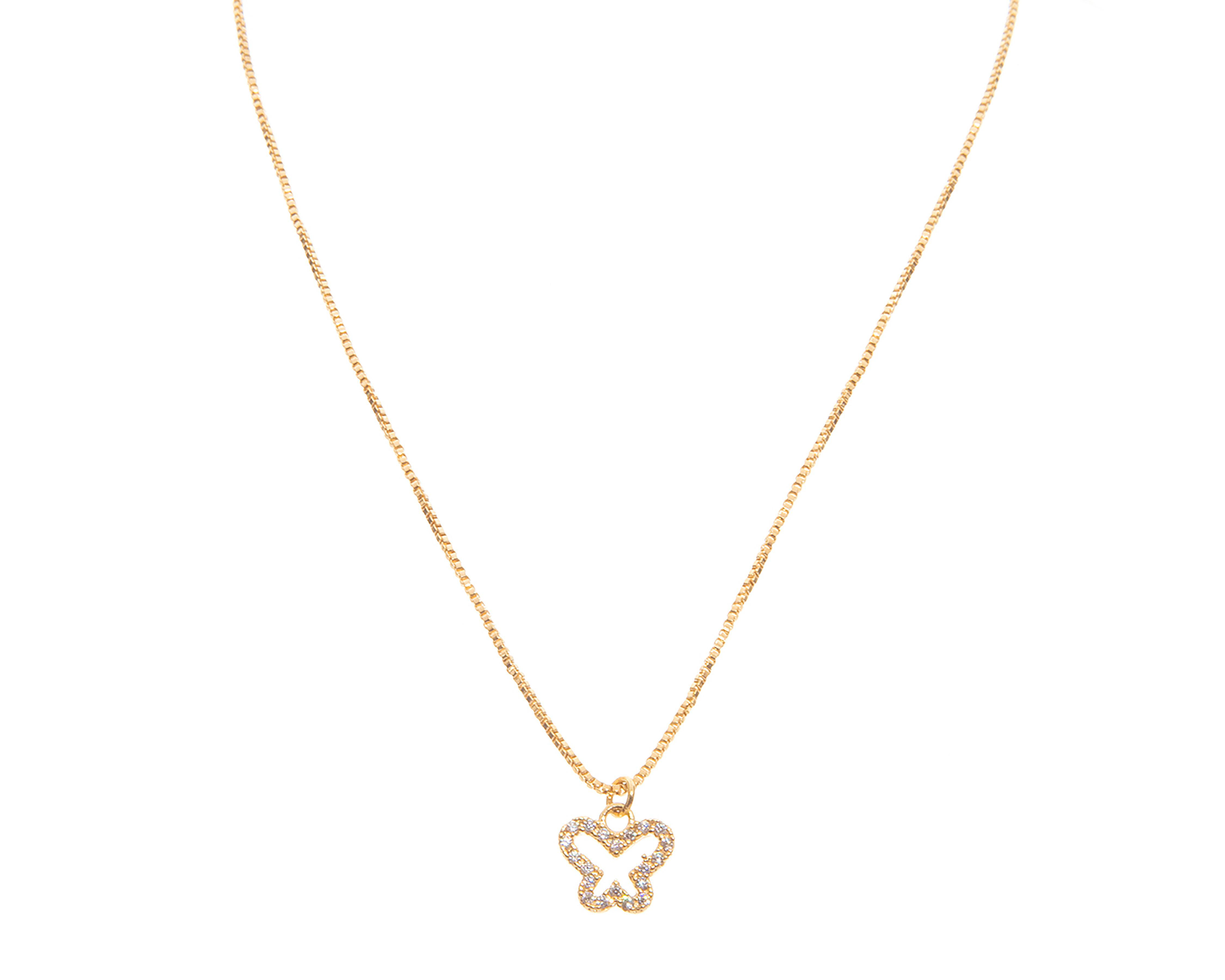 Foto 1 | Collar de Chapa de Oro 18K Girondela