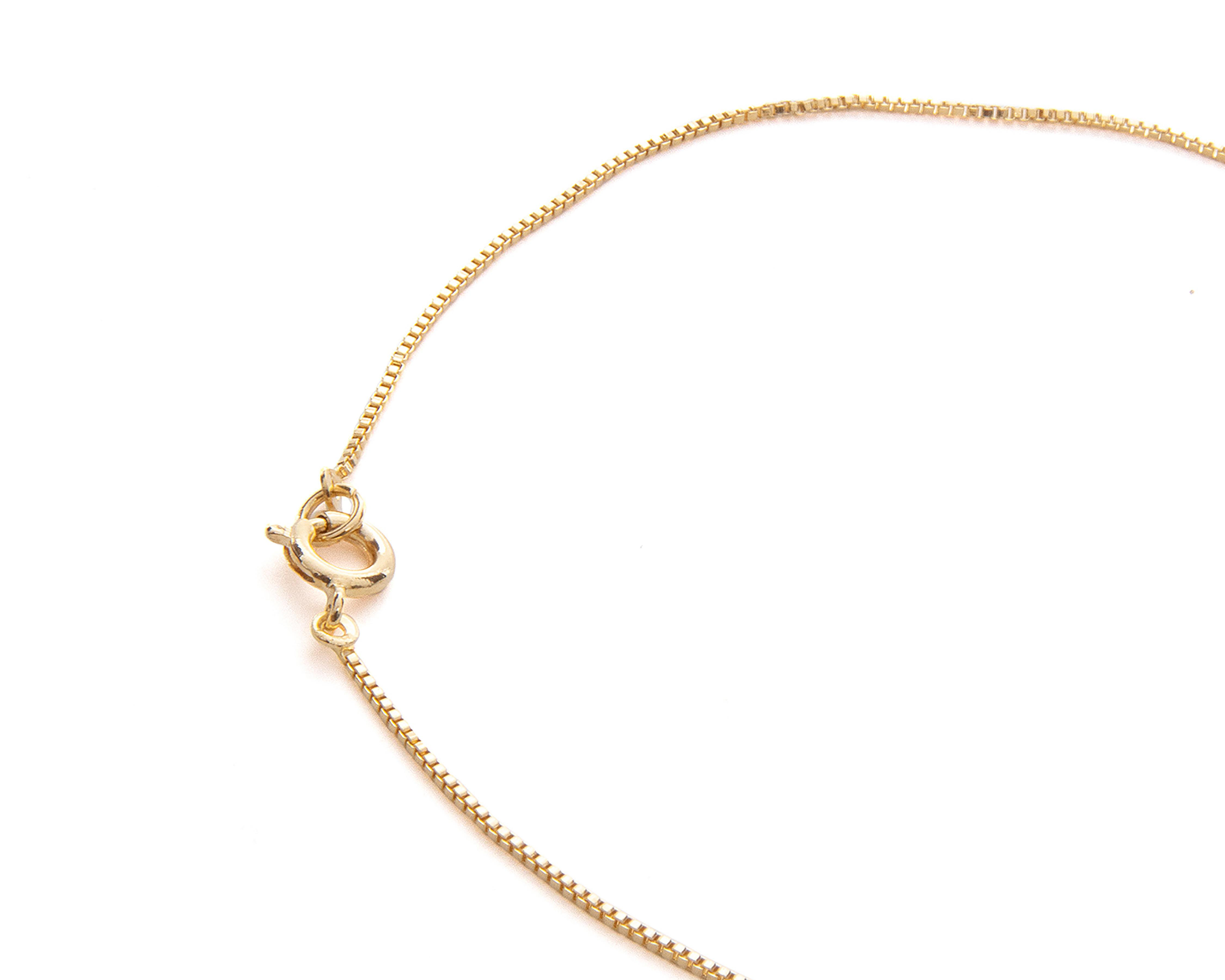 Foto 5 pulgar | Collar de Chapa de Oro 18K Girondela