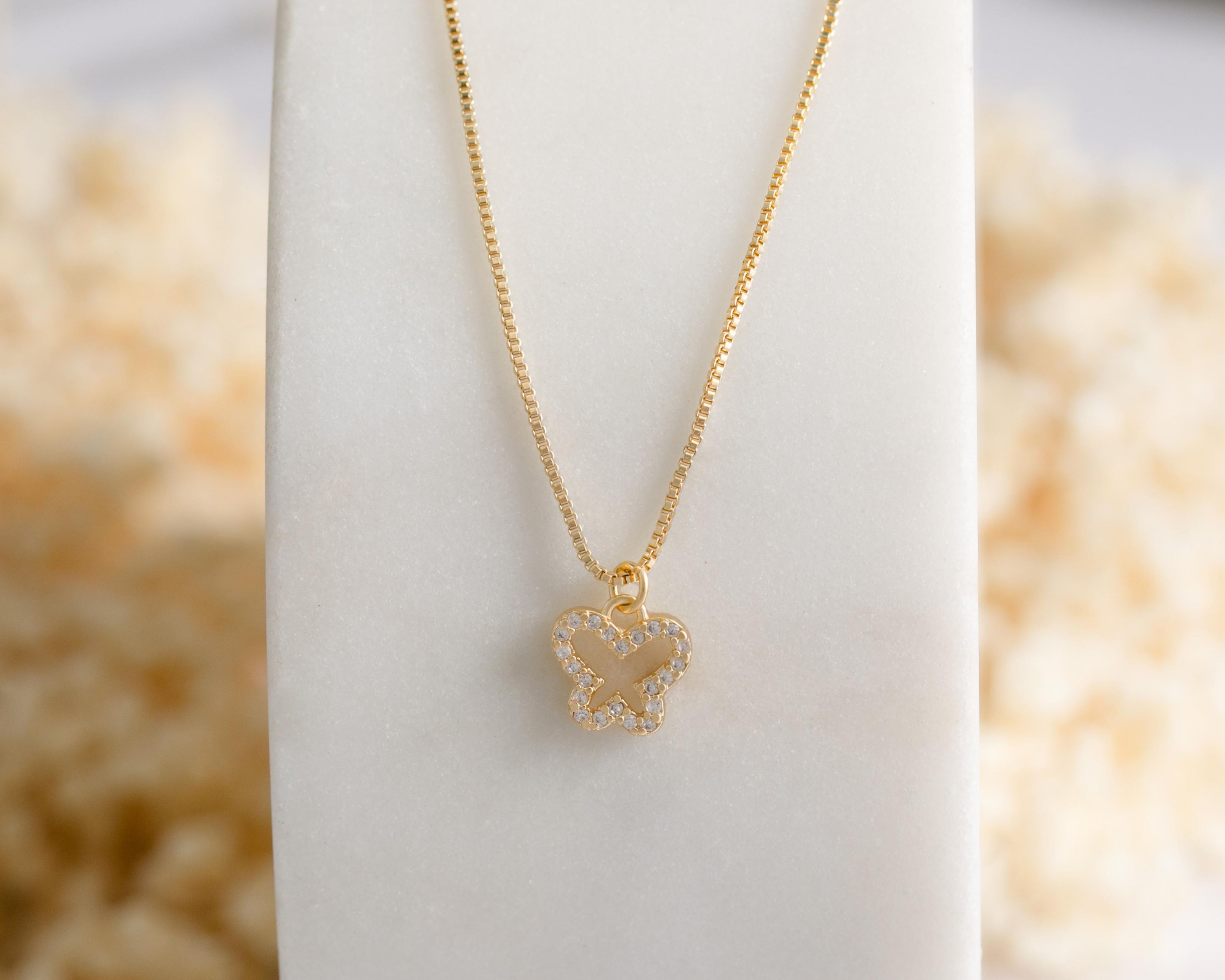 Foto 5 | Collar de Chapa de Oro 18K Girondela