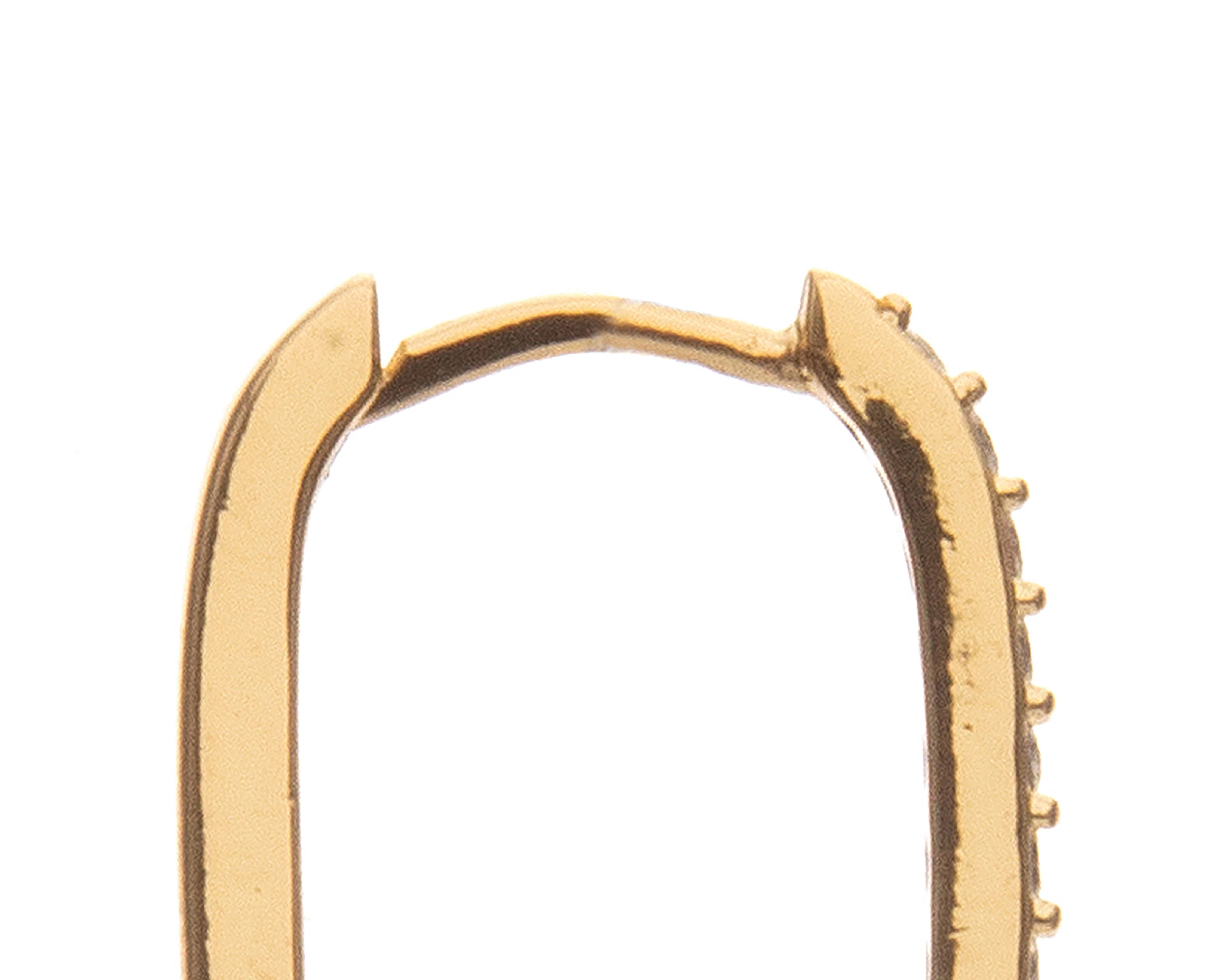 Foto 4 pulgar | Arracadas de Chapa de Oro 18K Girondela