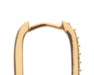 Foto 3 | Arracadas de Chapa de Oro 18K Girondela