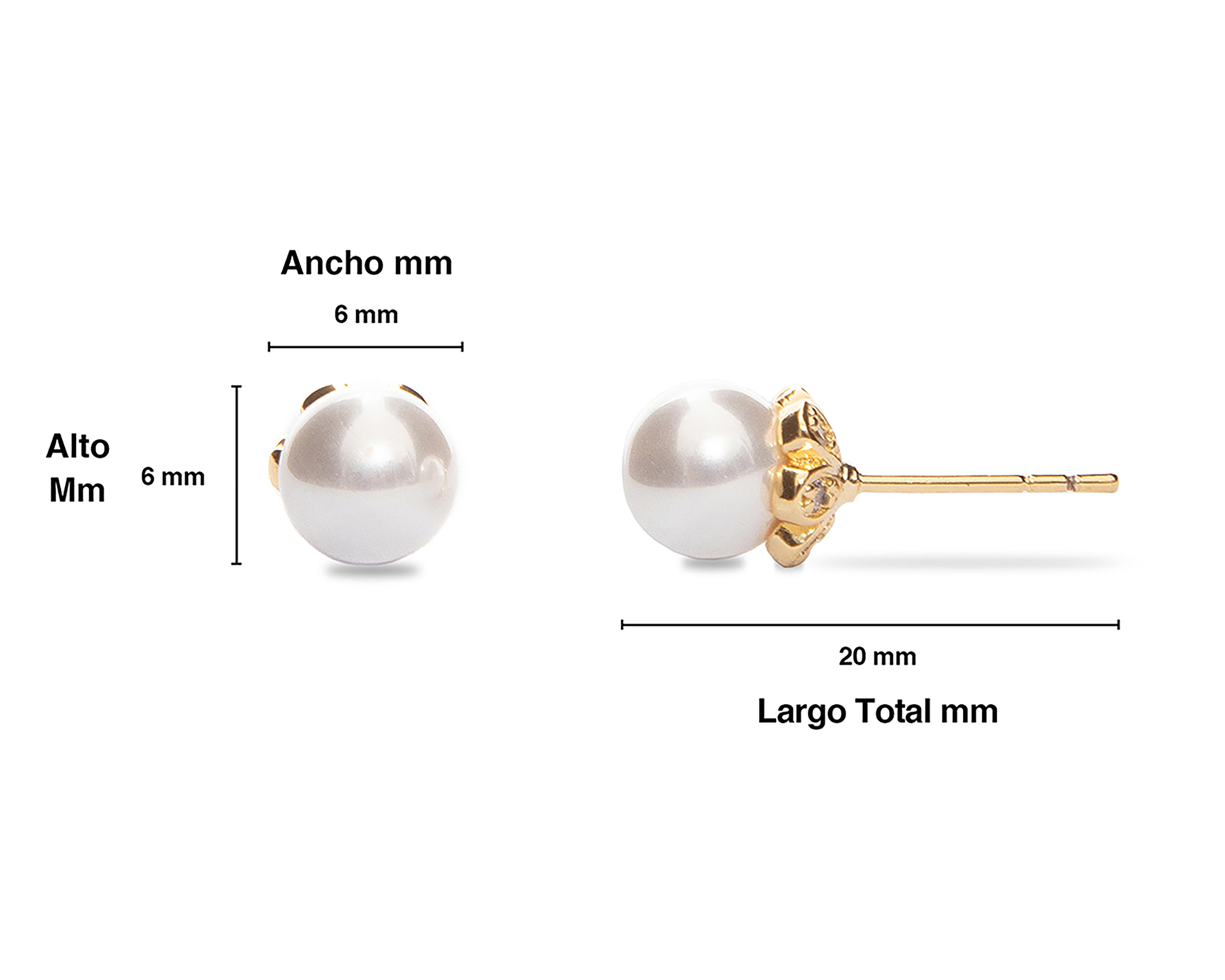Foto 4 pulgar | Arracadas de Chapa de Oro 18K Girondela
