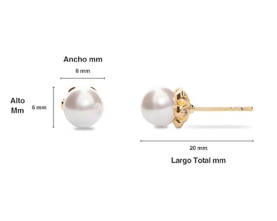 Foto 3 | Arracadas de Chapa de Oro 18K Girondela