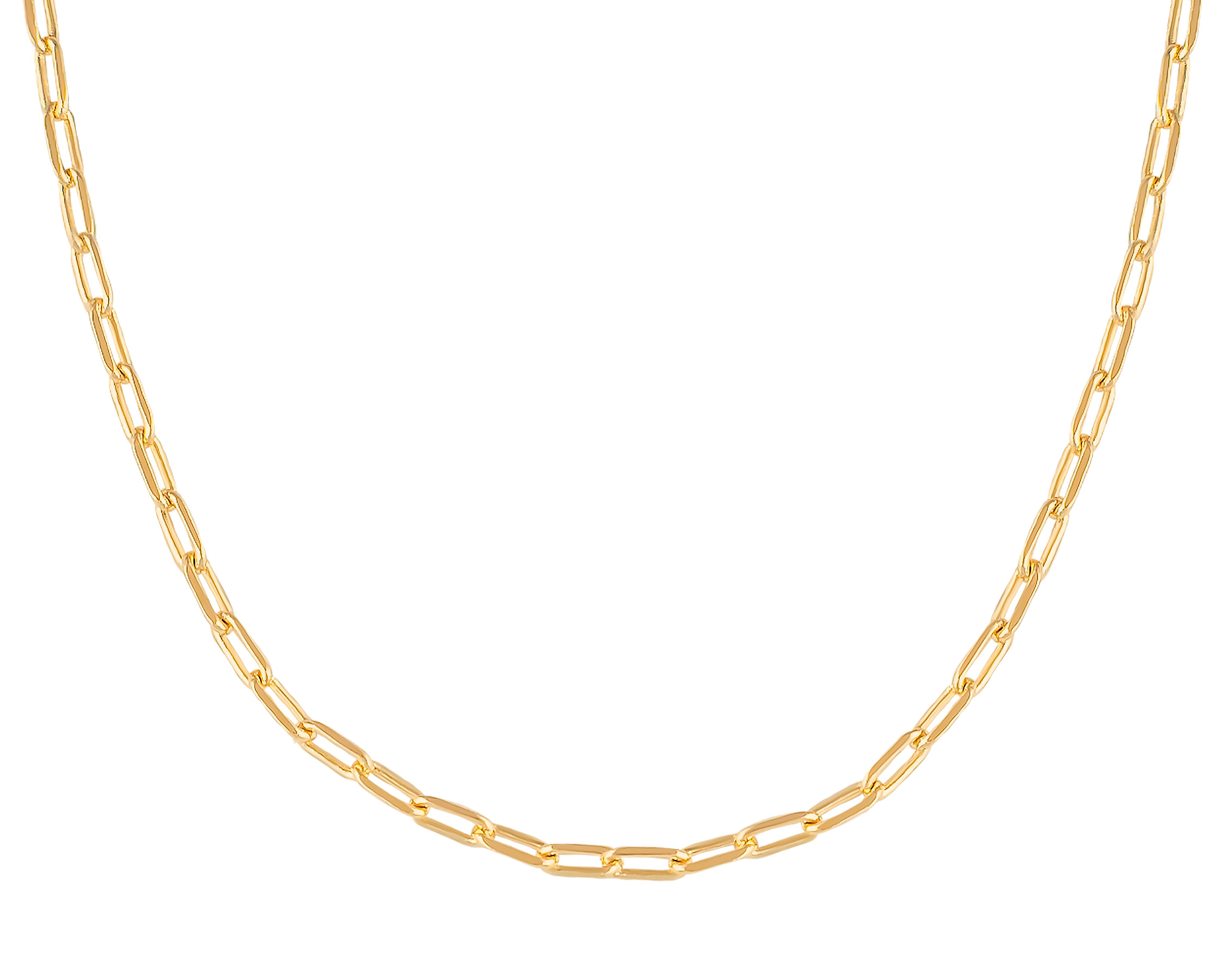 Foto 3 pulgar | Cadena de Chapa de Oro 18K Plafer