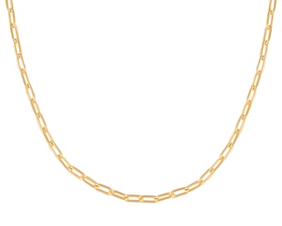 Foto 2 | Cadena de Chapa de Oro 18K Plafer