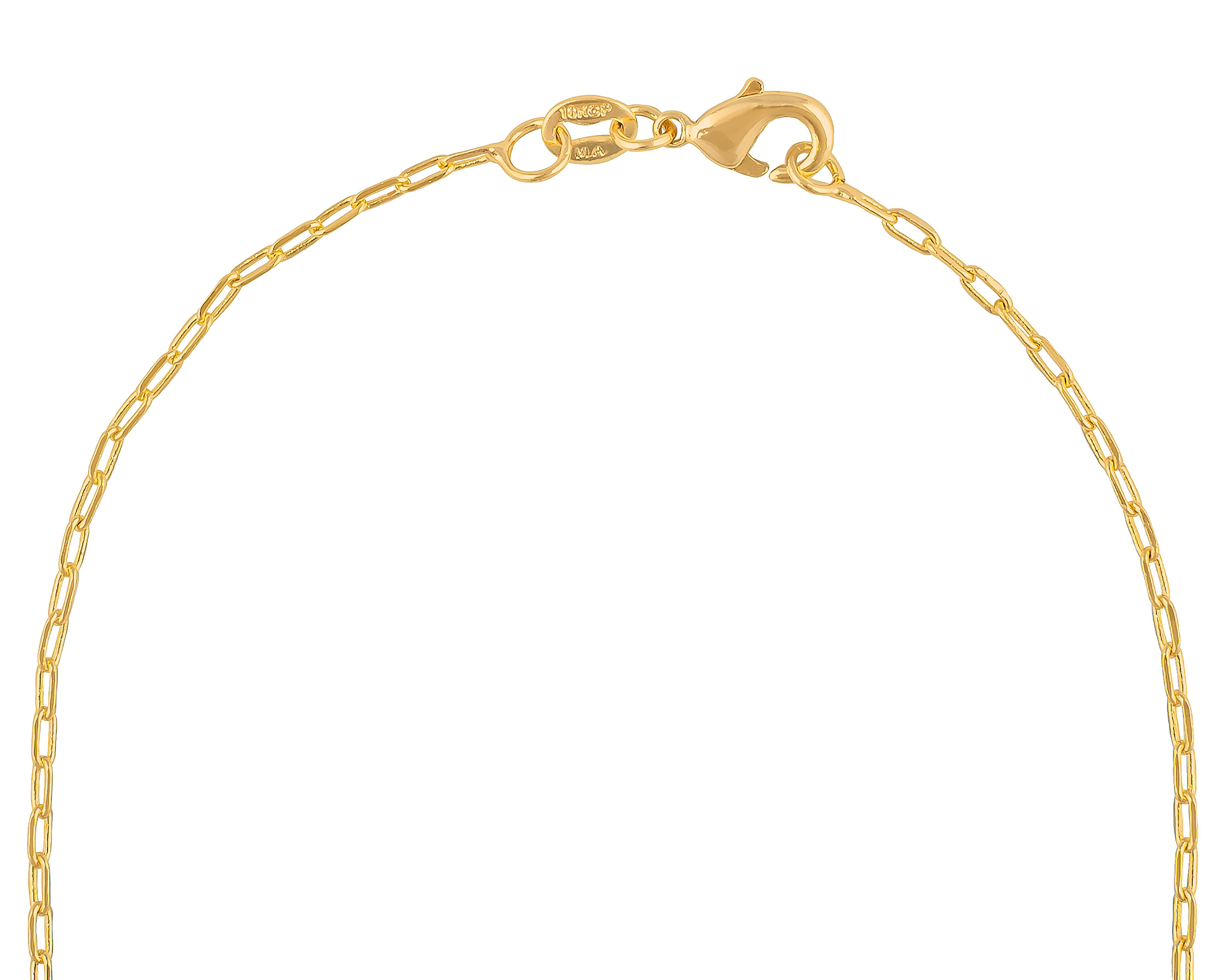 Foto 4 pulgar | Cadena de Chapa de Oro 18K Plafer