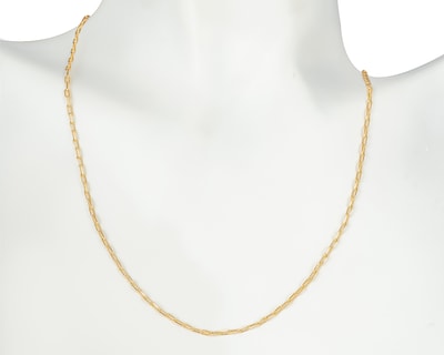 Foto 5 | Cadena de Chapa de Oro 18K Plafer