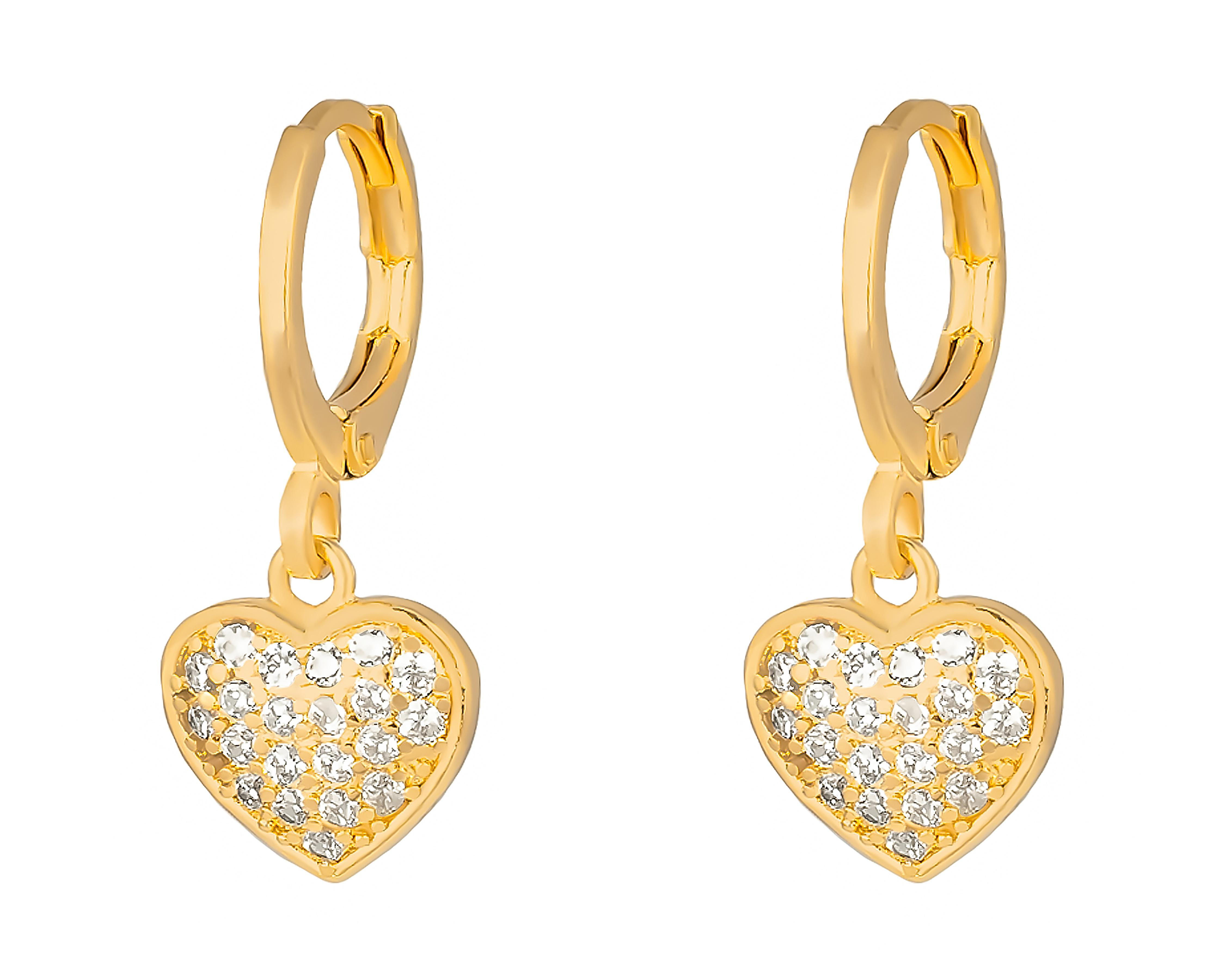 Foto 4 pulgar | Collar y Aretes de Chapa de Oro 18K Plafer