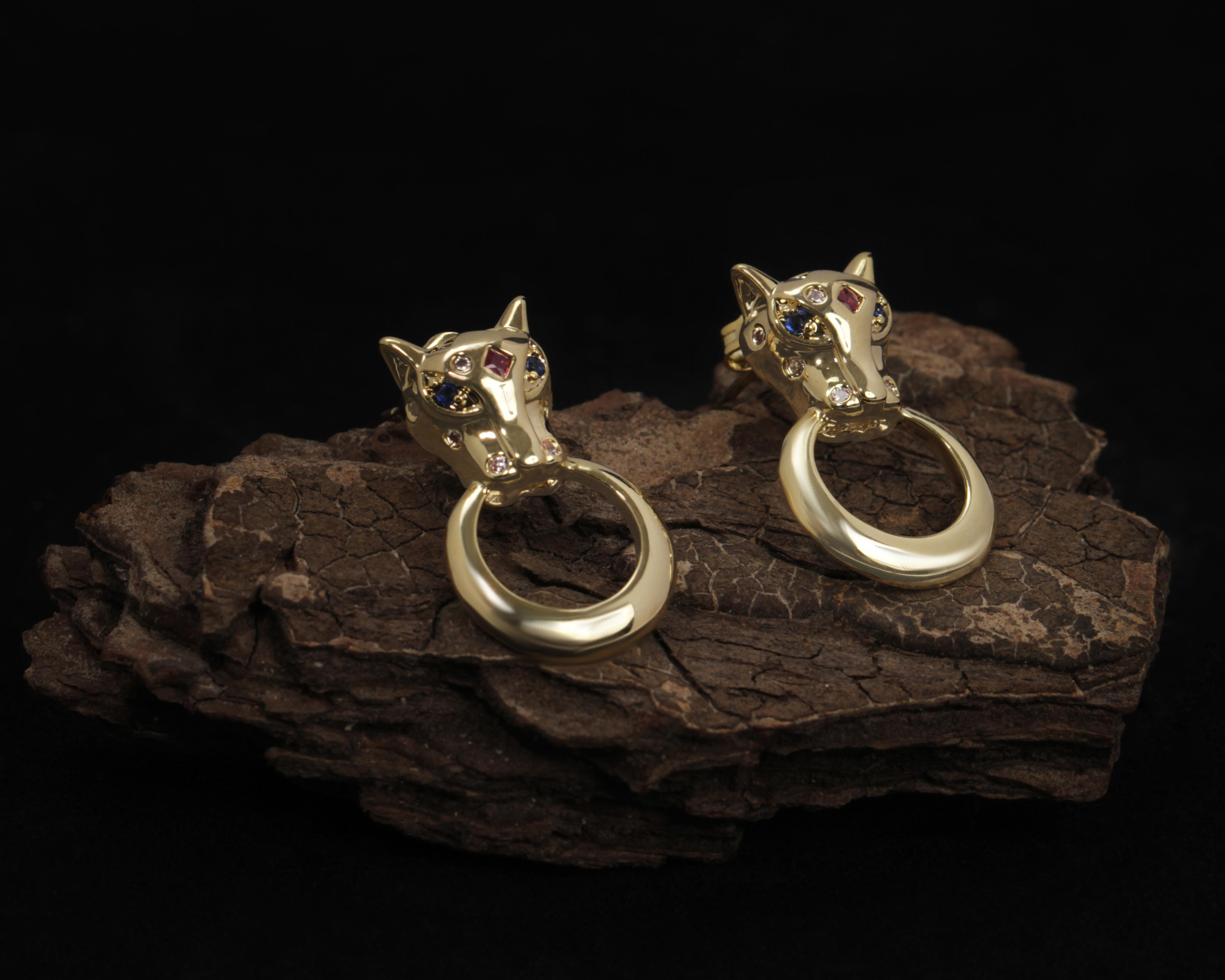 Foto 4 | Aretes de Chapa de Oro 18K Unlimited
