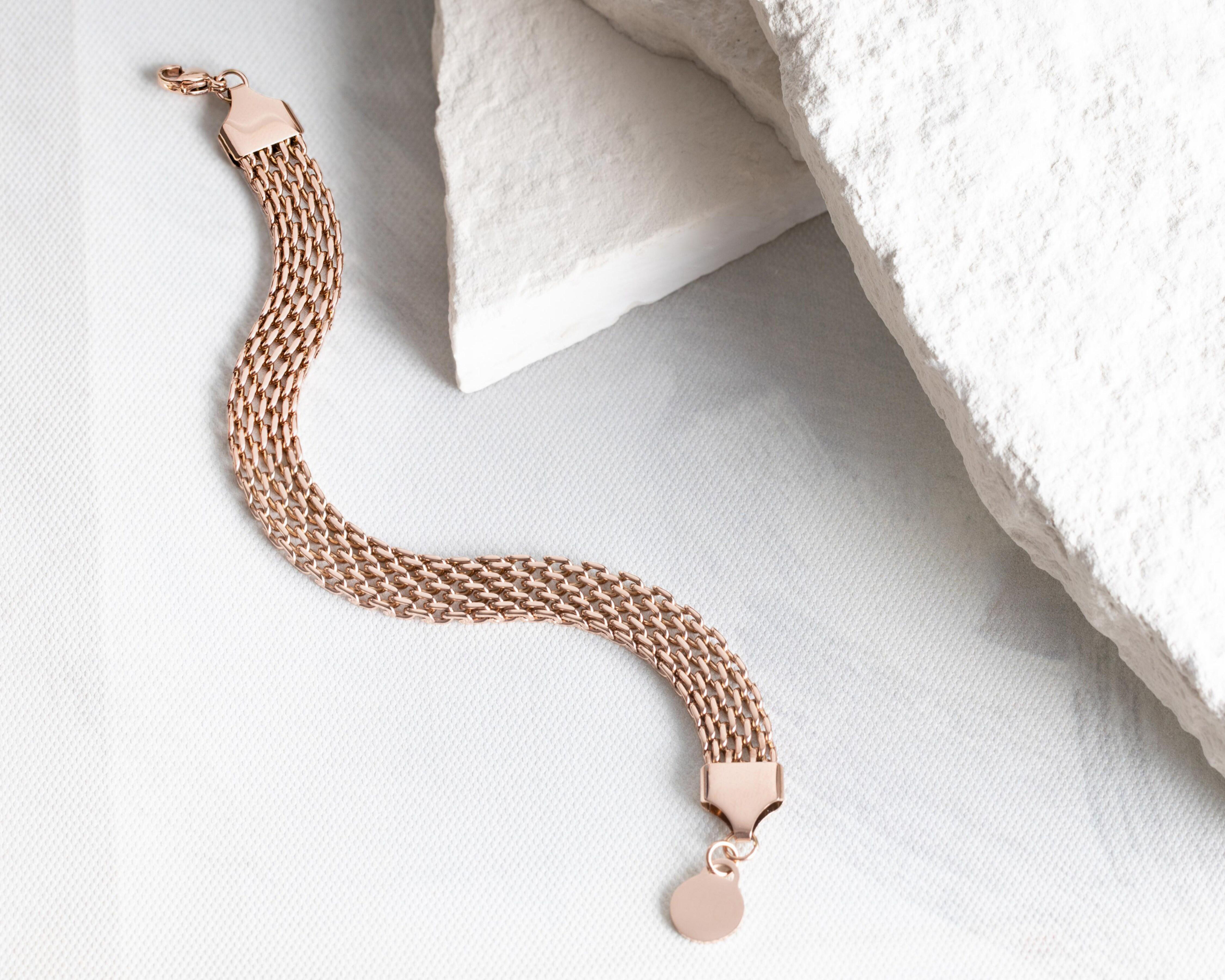 Foto 7 pulgar | Pulsera de Acero Inoxidable Jennifer Lopez