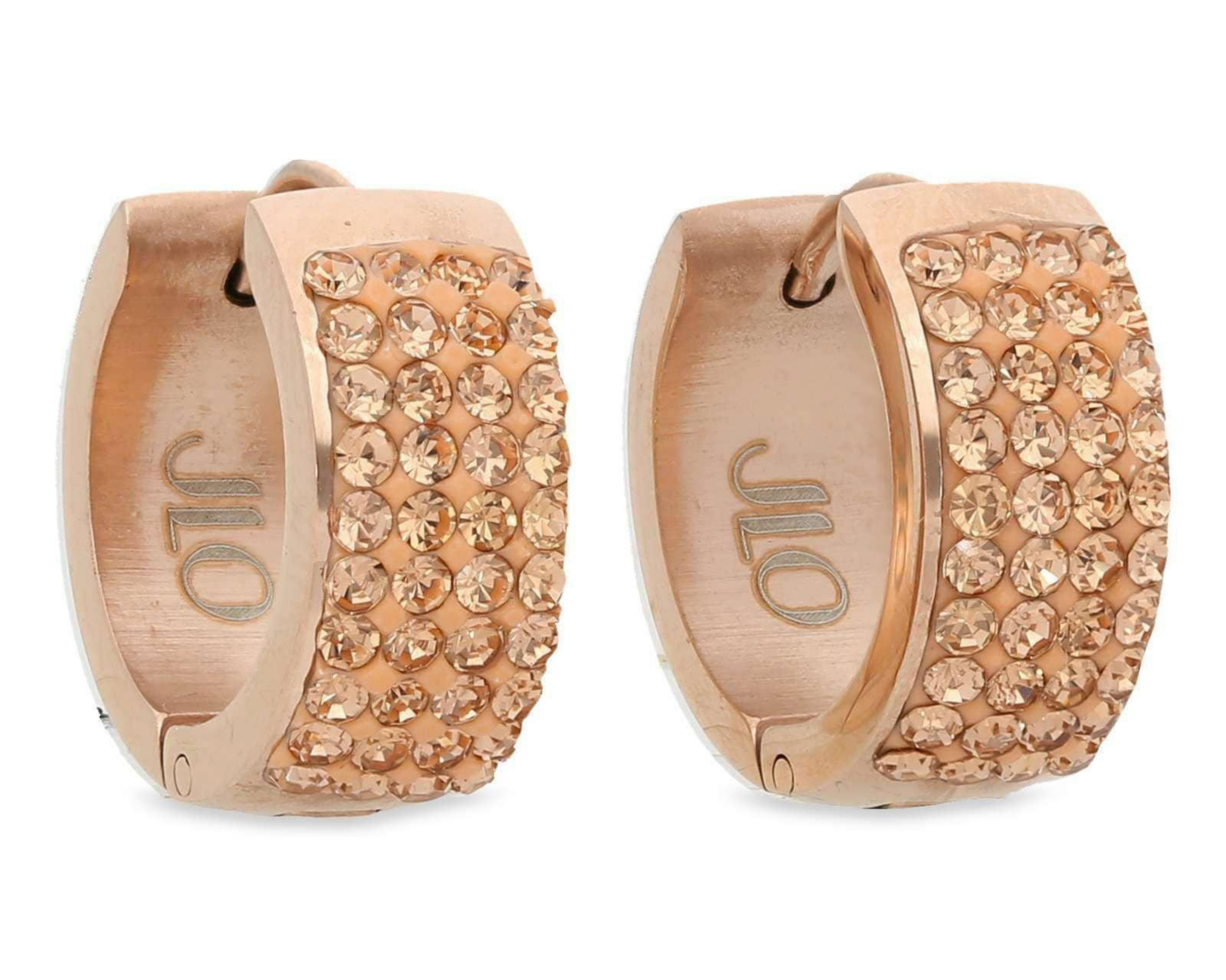 Foto 2 pulgar | Aretes de Acero Inoxidable Jennifer Lopez