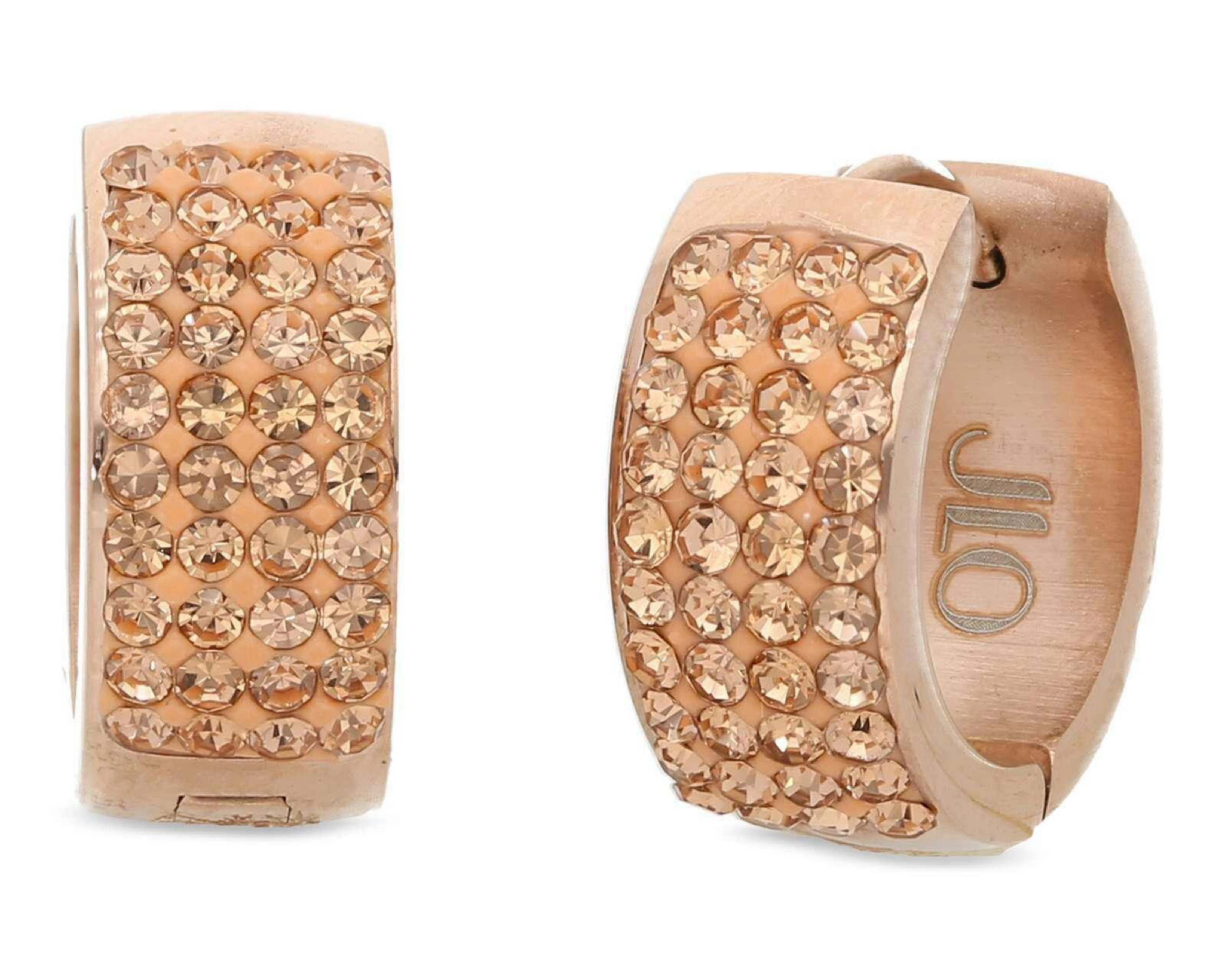 Foto 3 pulgar | Aretes de Acero Inoxidable Jennifer Lopez