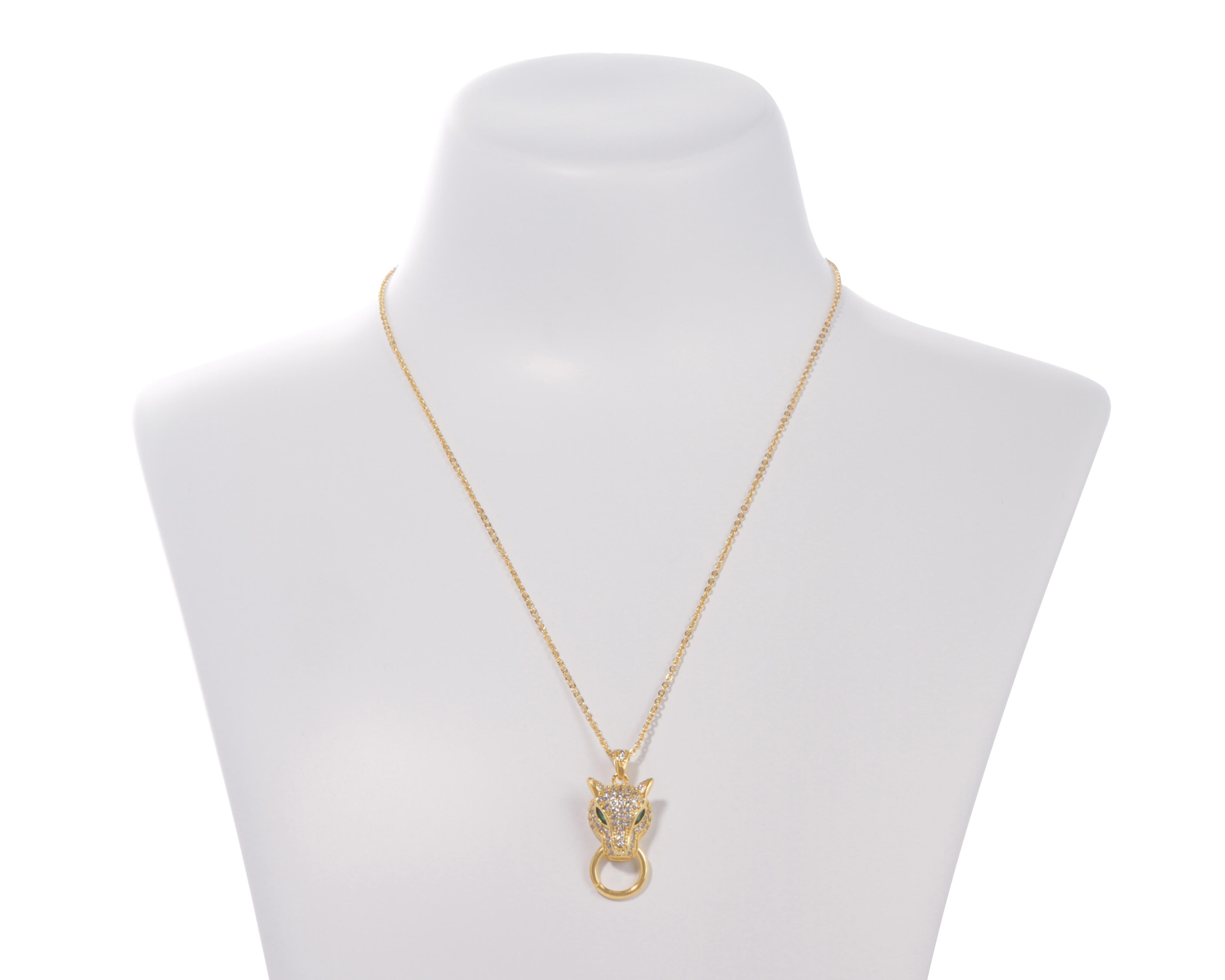 Foto 4 pulgar | Collar de Chapa de Oro 18K Unlimited