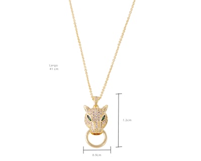 Foto 5 | Collar de Chapa de Oro 18K Unlimited