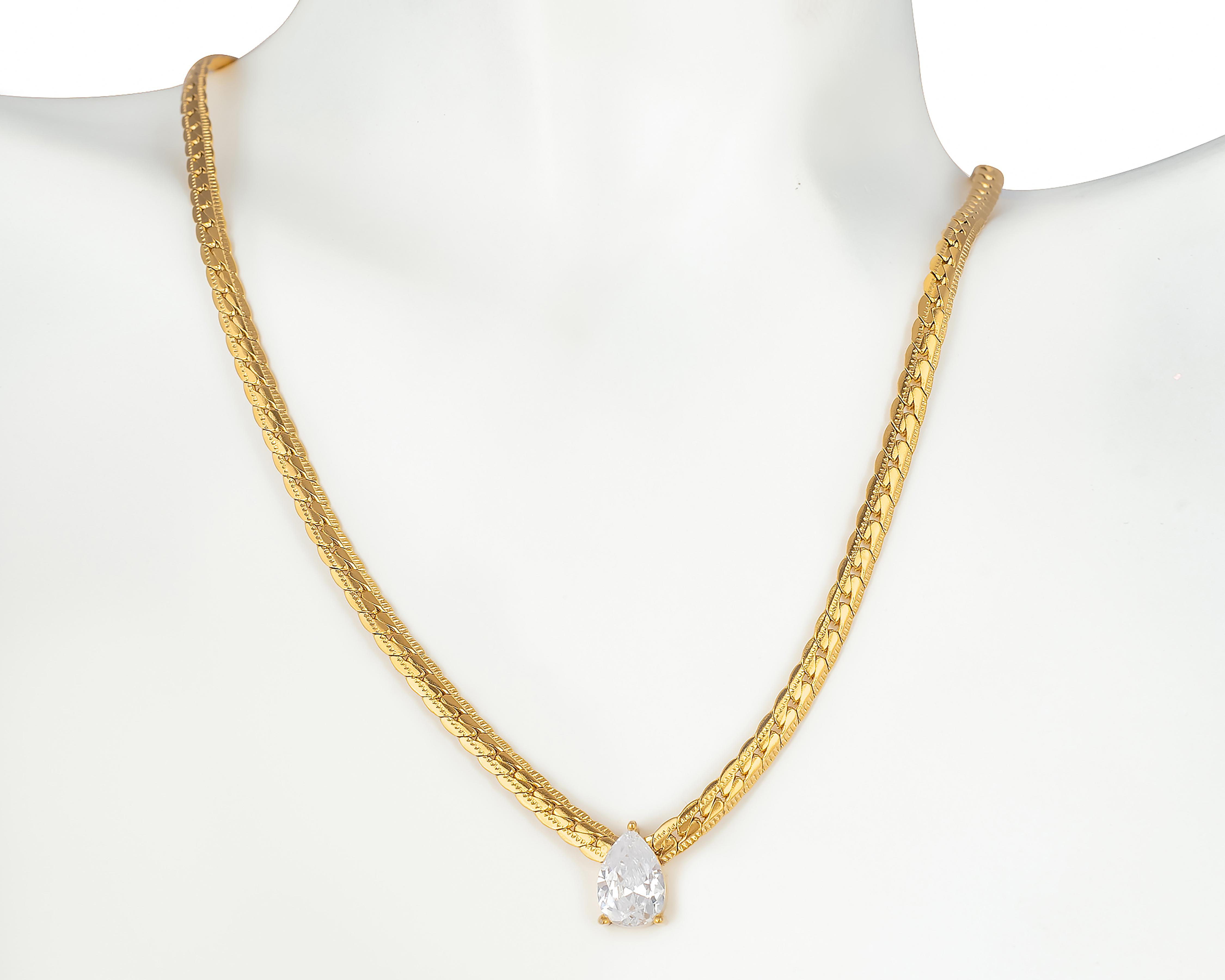 Foto 6 pulgar | Collar de Acero Inoxidable Jennifer Lopez
